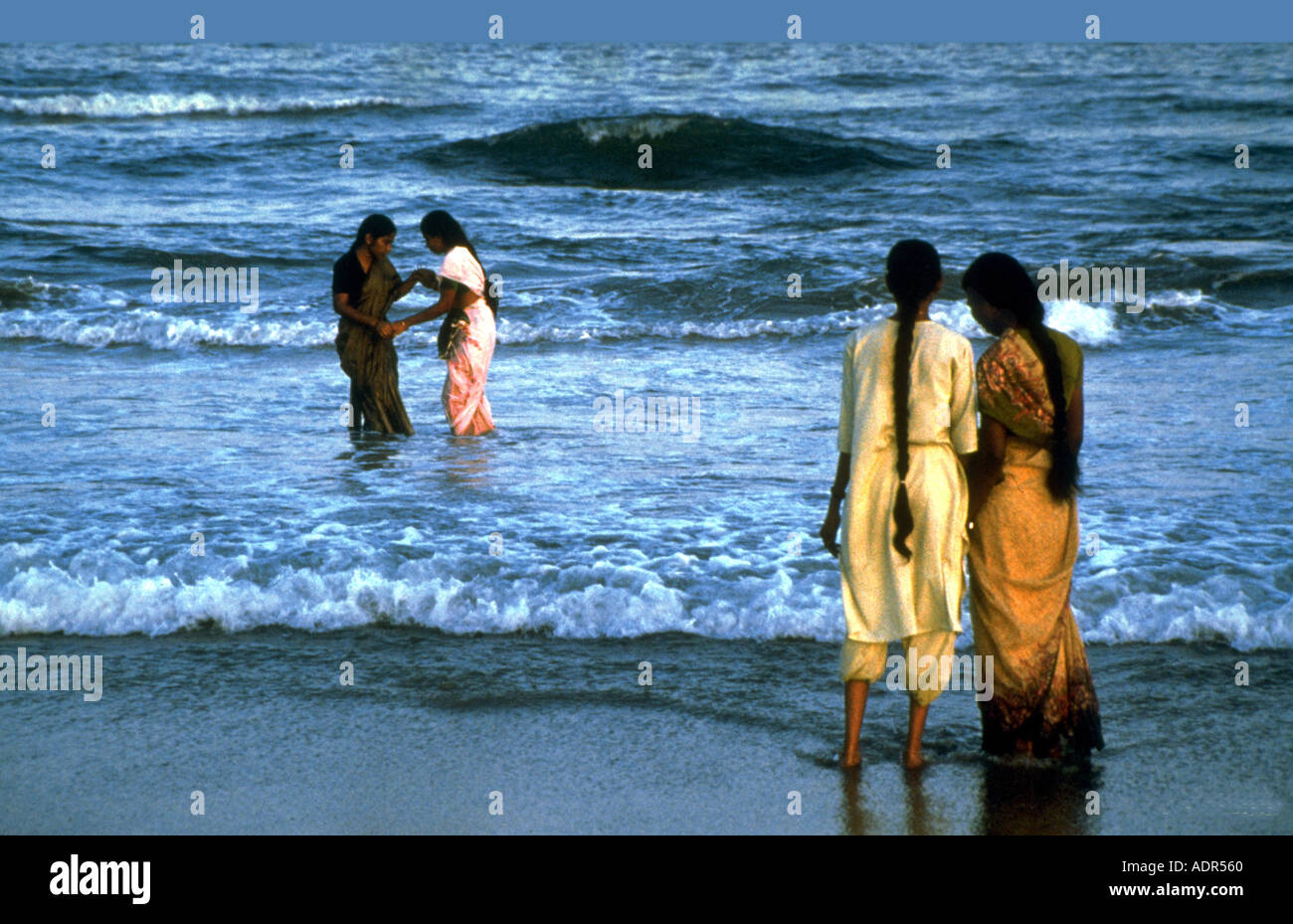 Two women in chennai india hi-res stock photography and images - Alamy