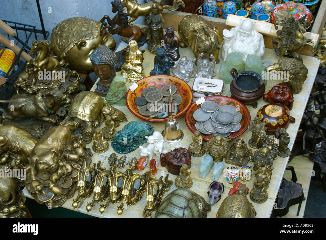 Korean artifacts for sale at Insadong street Seoul Gyeonggi Do South