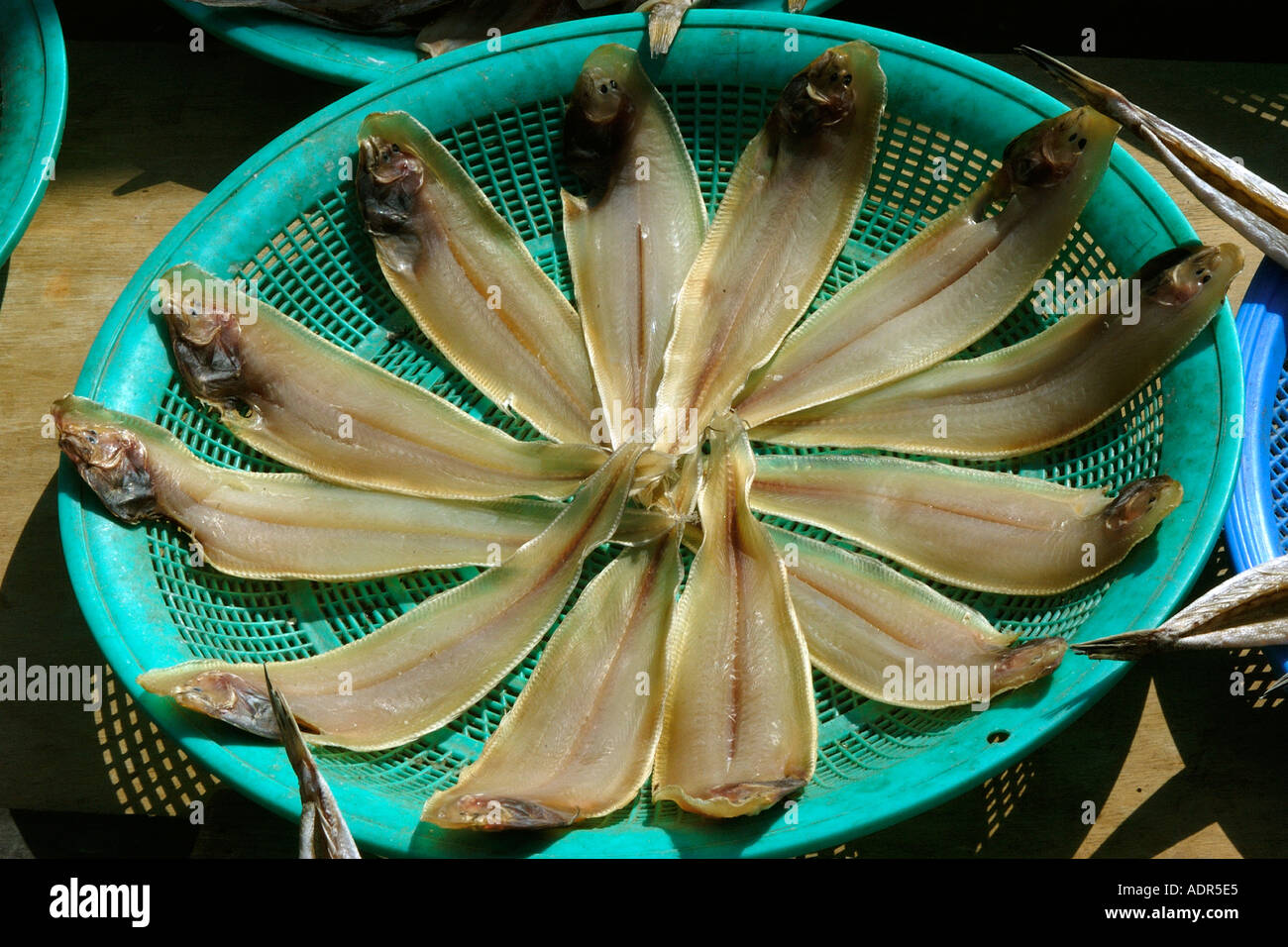 Dried fish for sale at a seafood market near Yeongjongdo pier Incheon