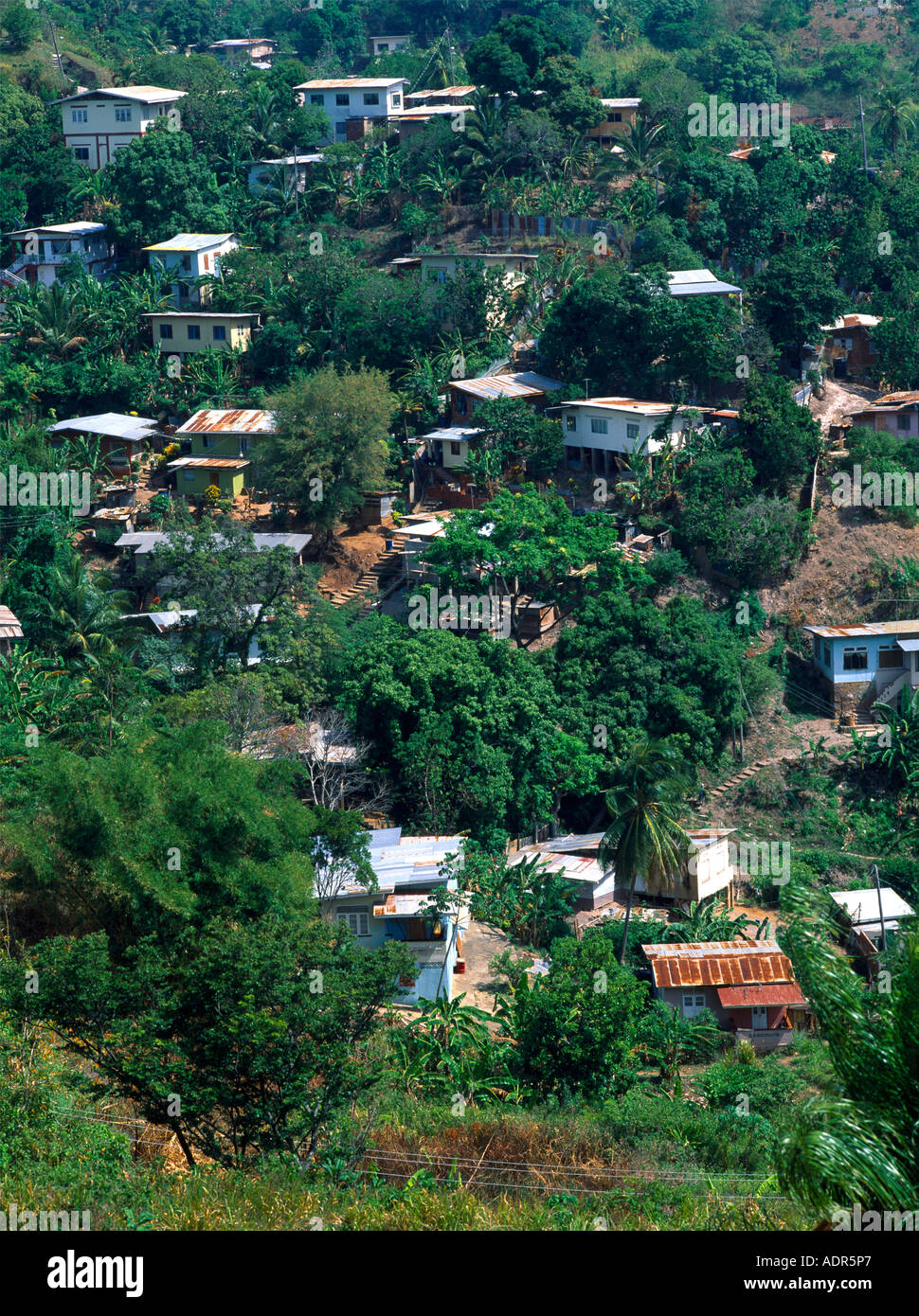 Trinidad Port Of Spain Housing Stock Photo Alamy