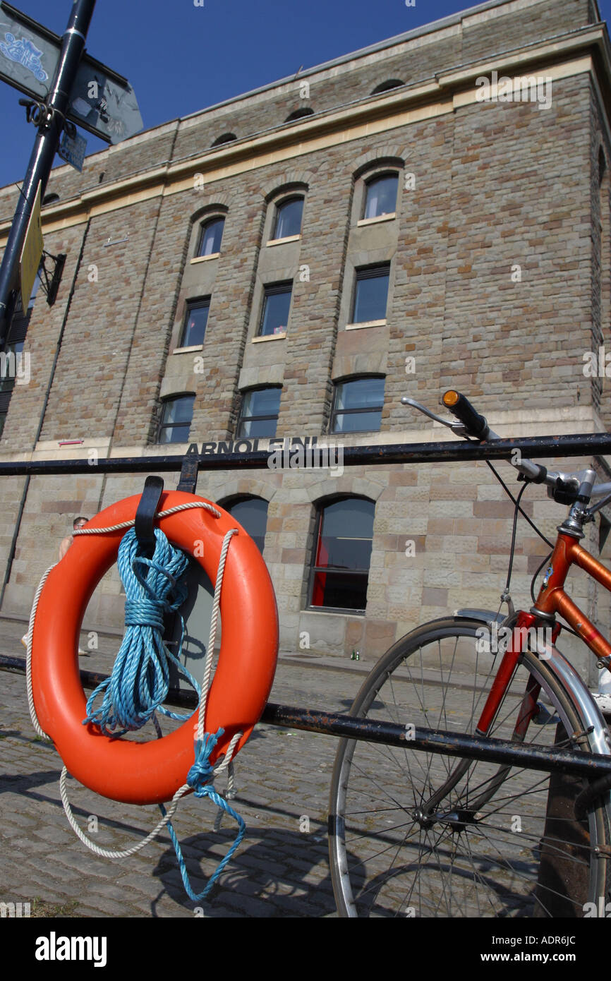 Bristol England the Arnolfini art centre gallery is located along