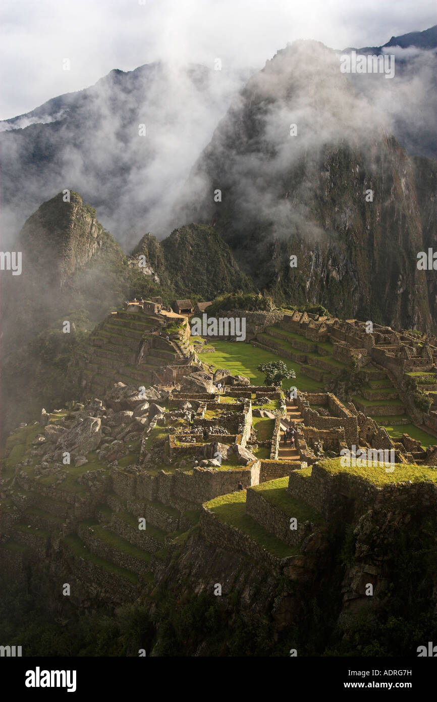 [Machu Picchu], Lost City of the Incas, Peru, view over ancient Inca ...