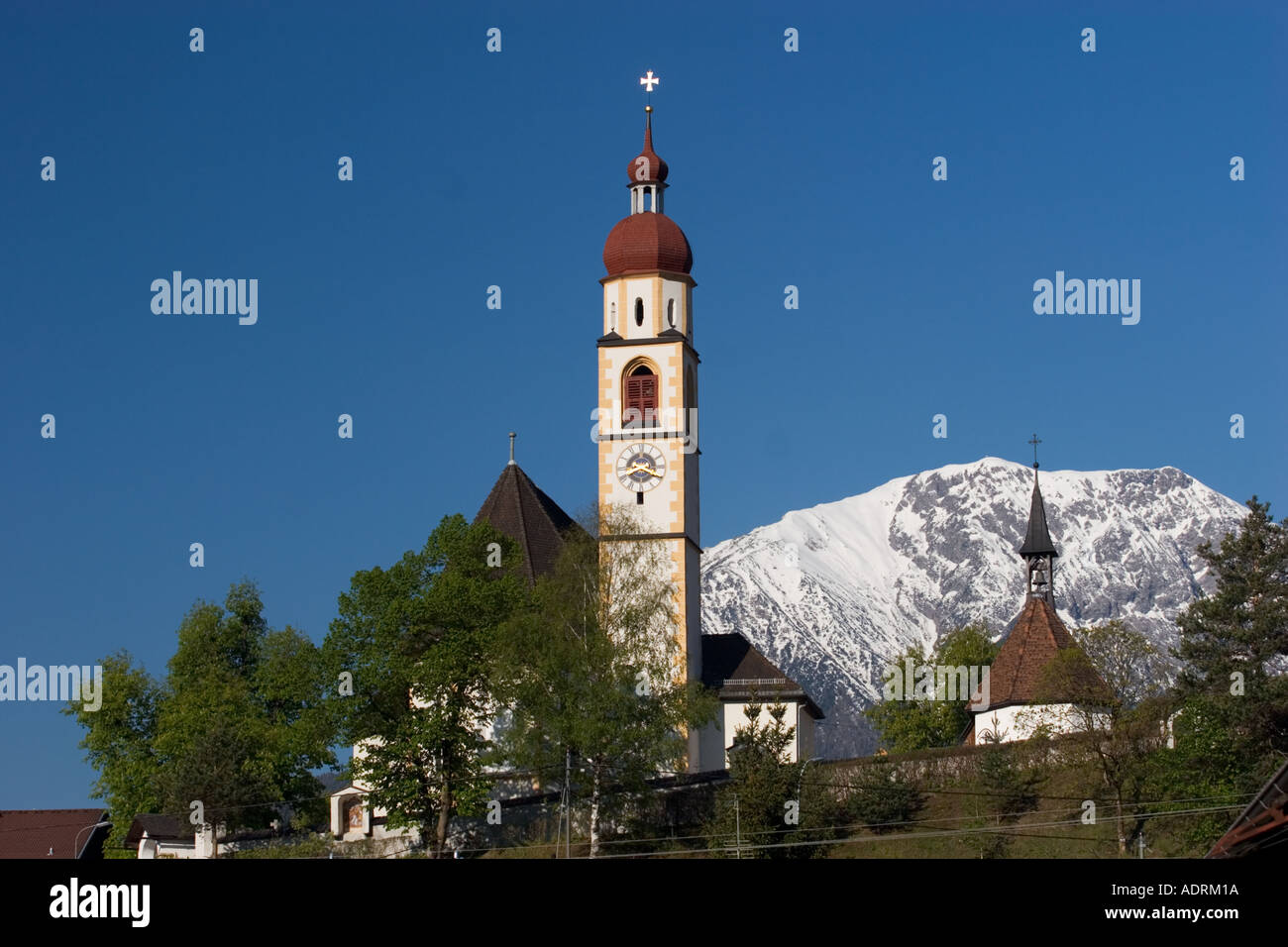 church in Tarrenz Tyrol Austria Stock Photo