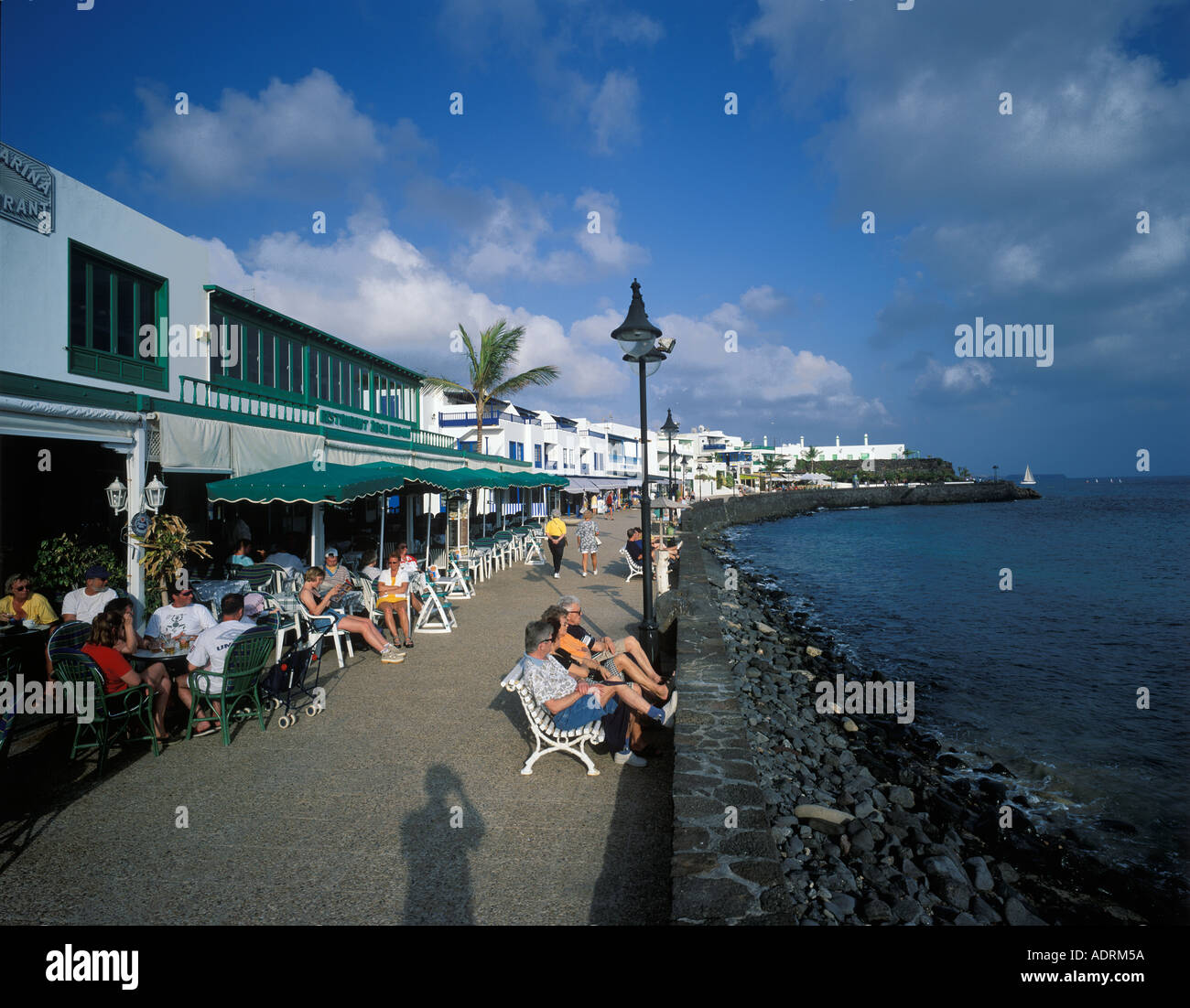 Playa Blanca Lanzarote Stock Photo
