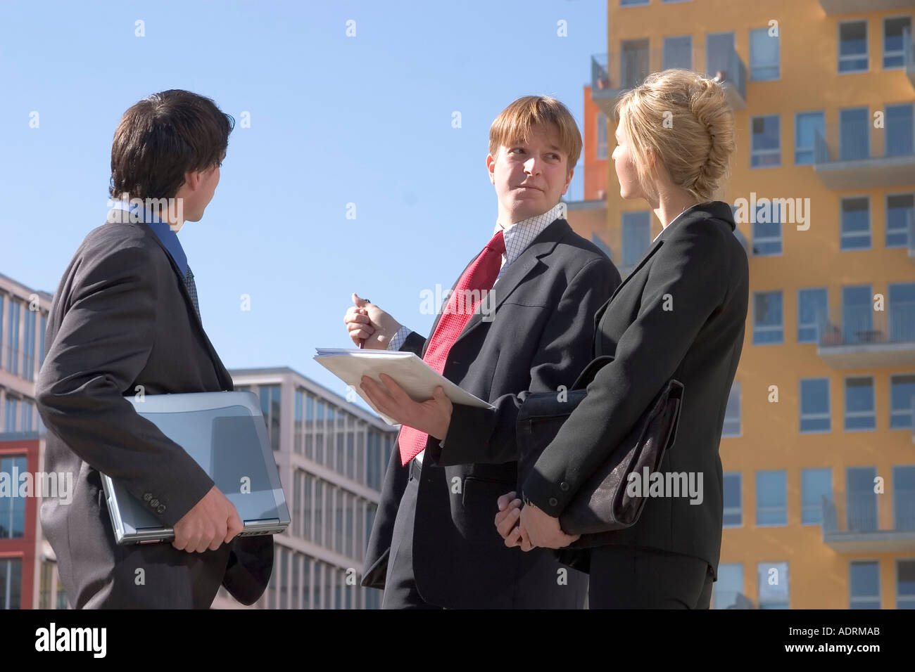 Two men one woman hi-res stock photography and images - Alamy