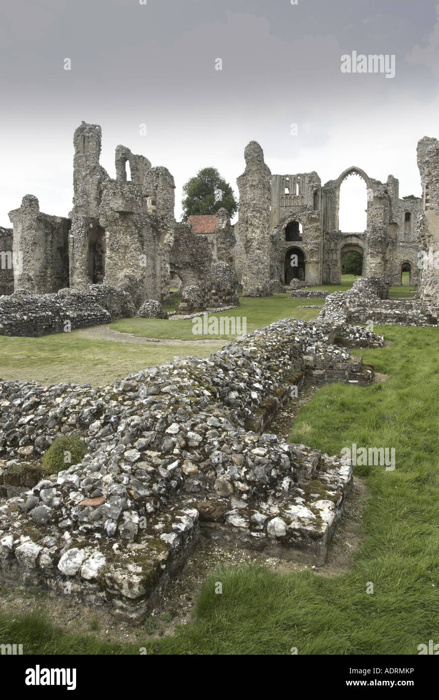 The Priory ruins at Castle Acre Norfolk England Stock Photo - Alamy