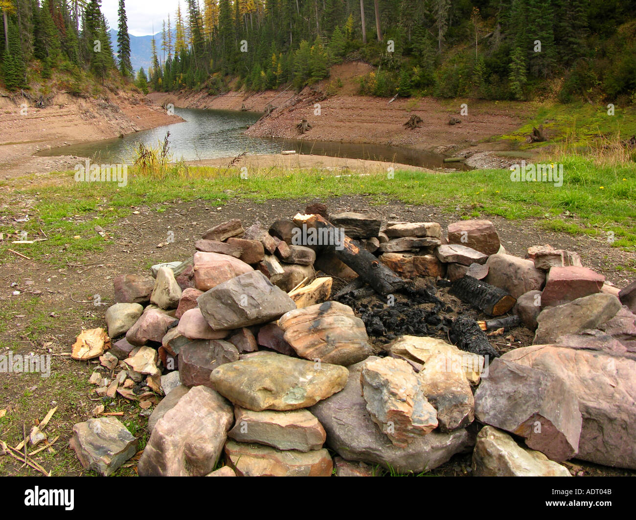 Campground fire ring hires stock photography and images Alamy