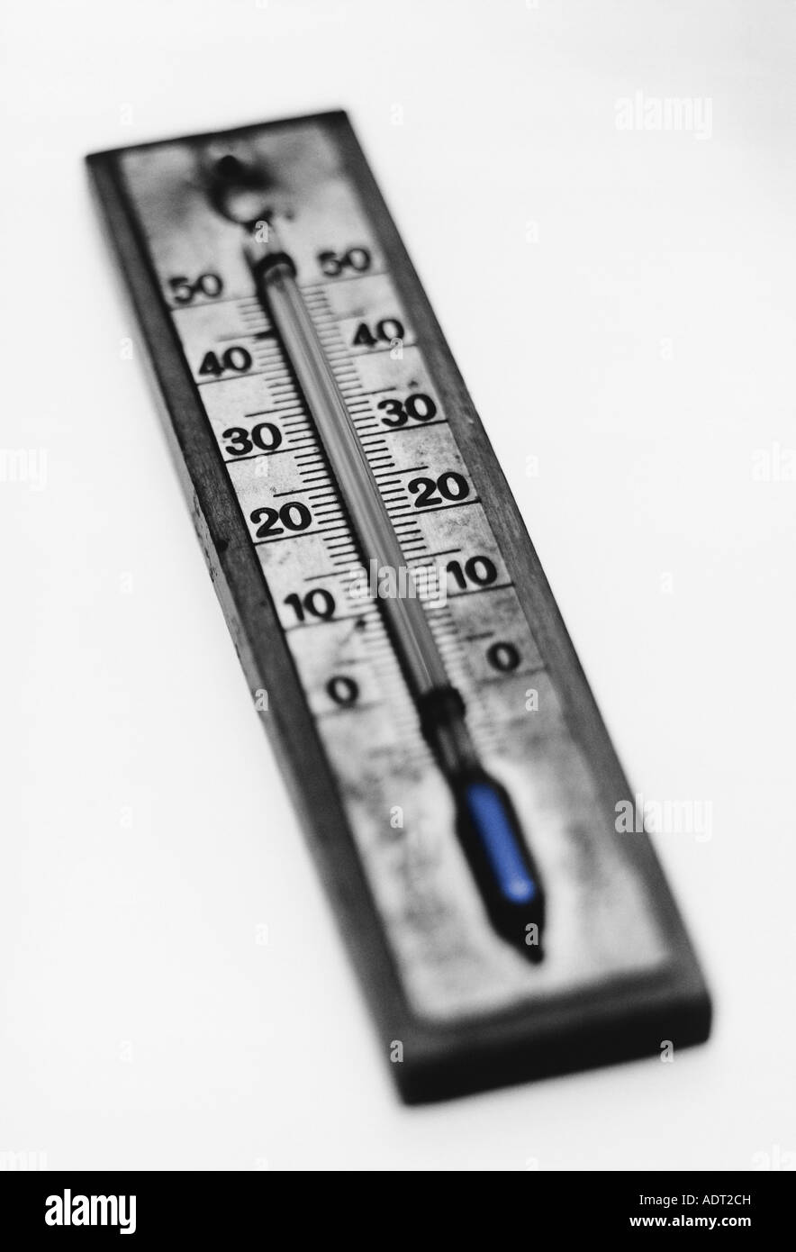Old fashioned thermometer hi-res stock photography and images - Alamy