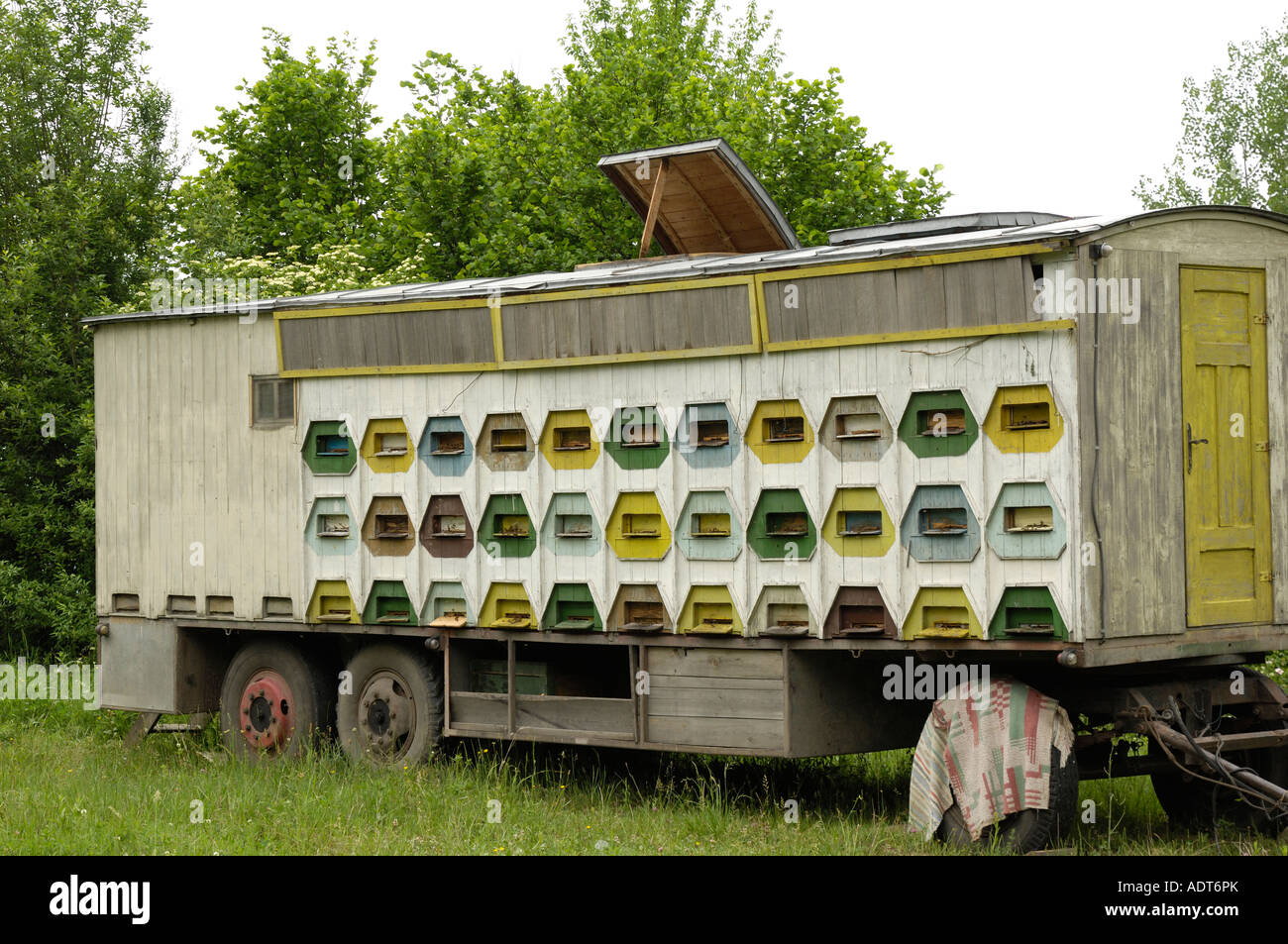 Honey farm, Moldavia, Romania Stock Photo Alamy