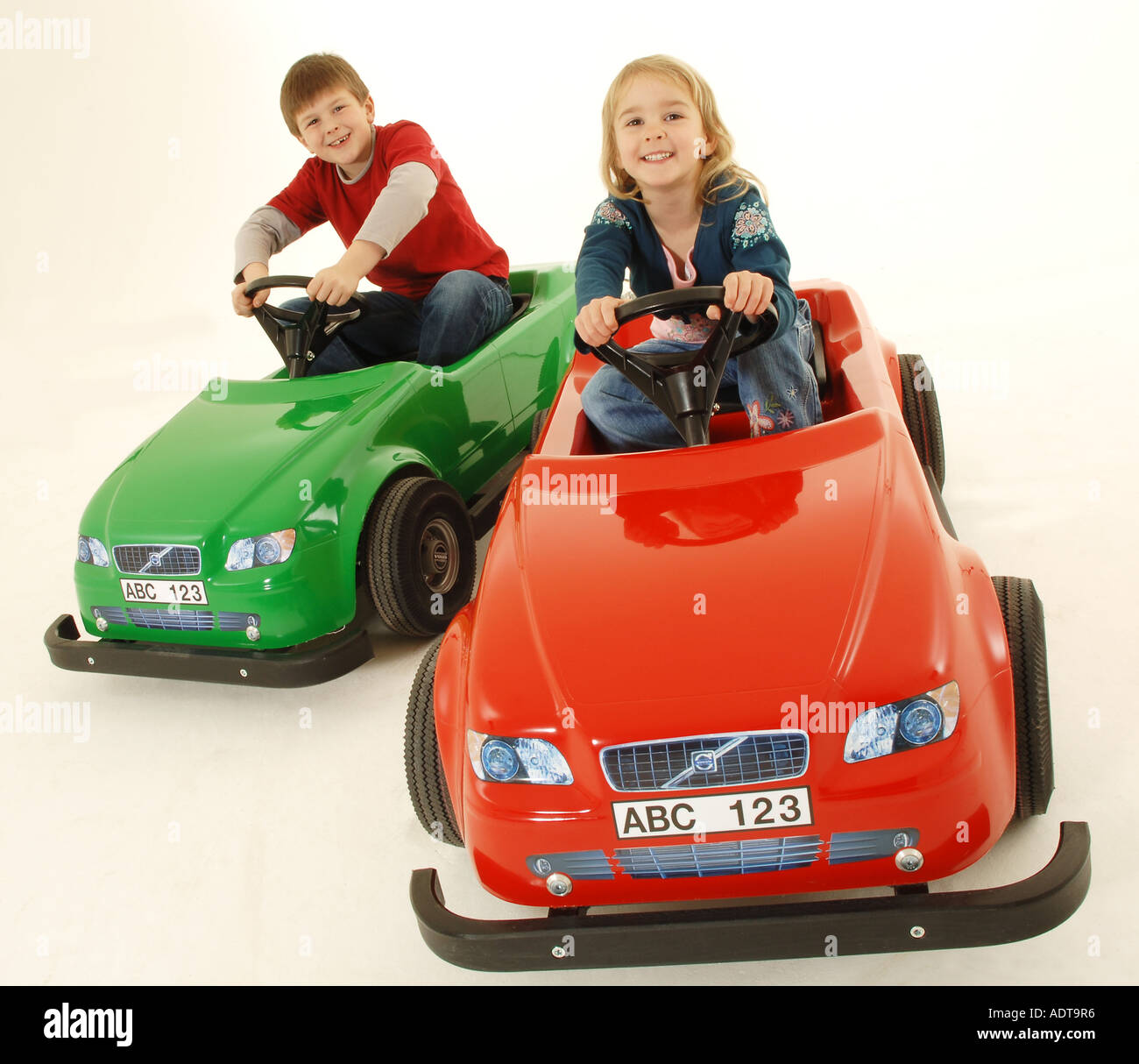 kids driving toy cars