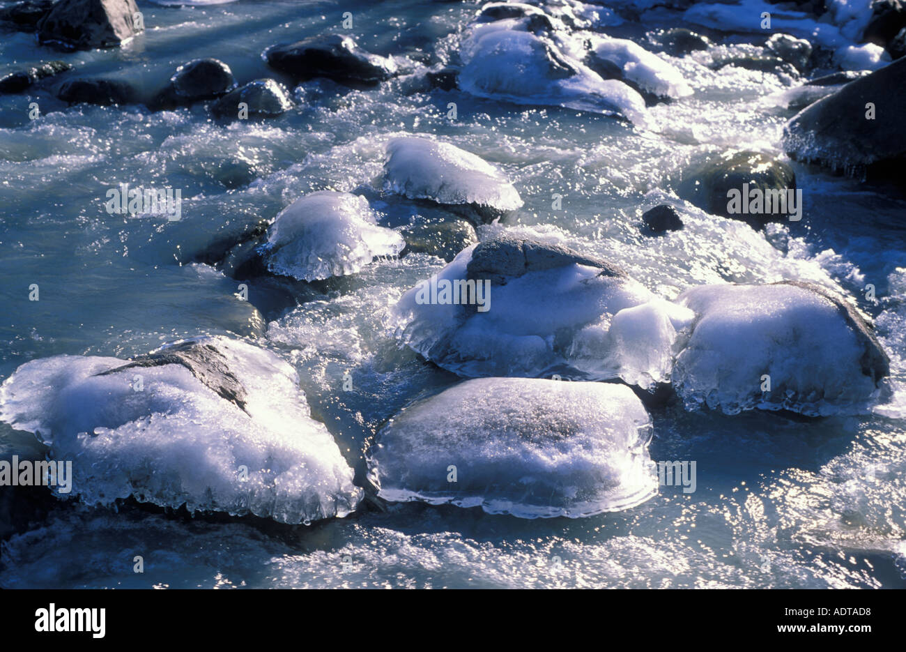 Ice capped rocks in Torre Valley Patagonia Stock Photo - Alamy