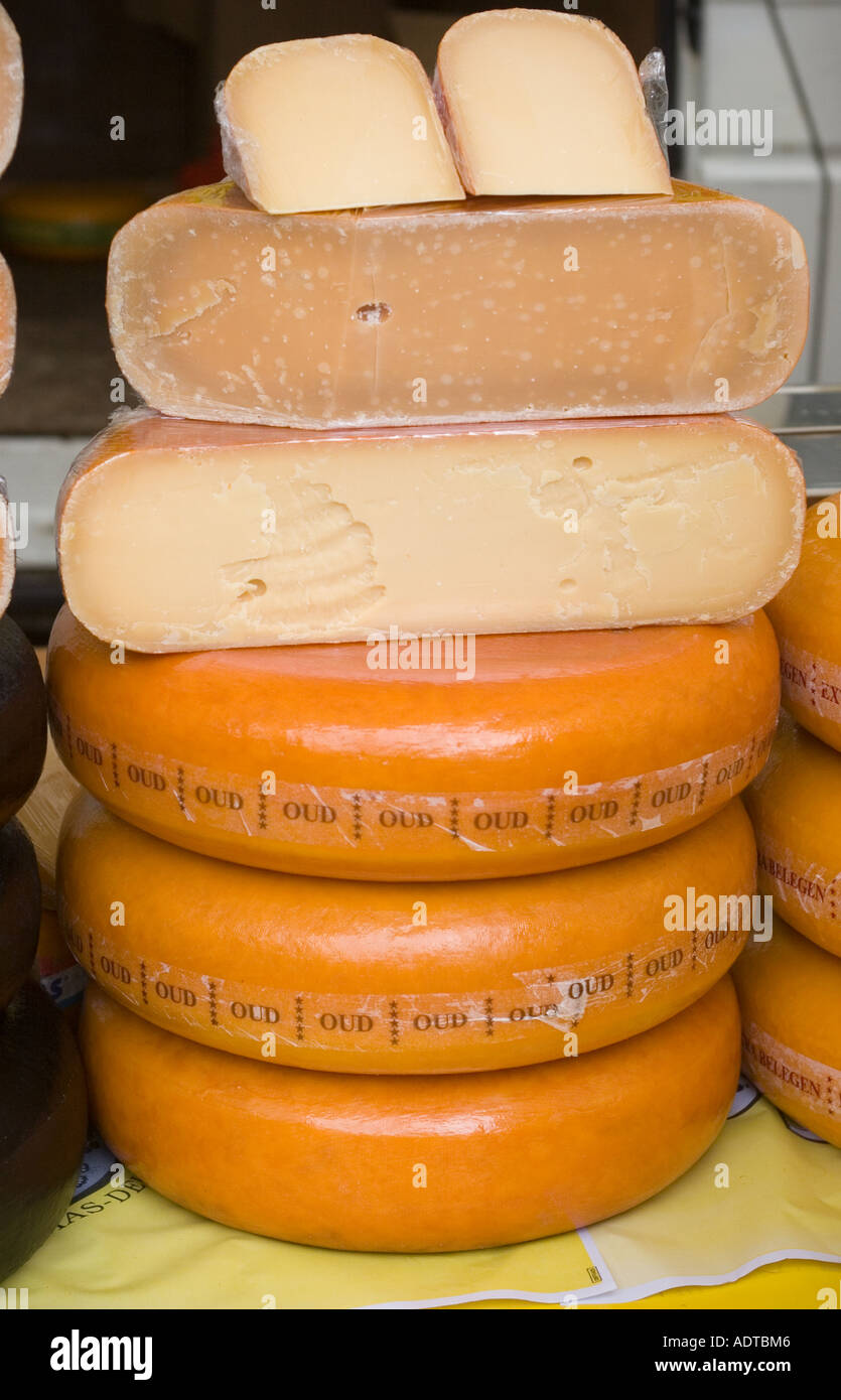 Market Cheese Stall Rotterdam Netherlands Stock Photo Alamy