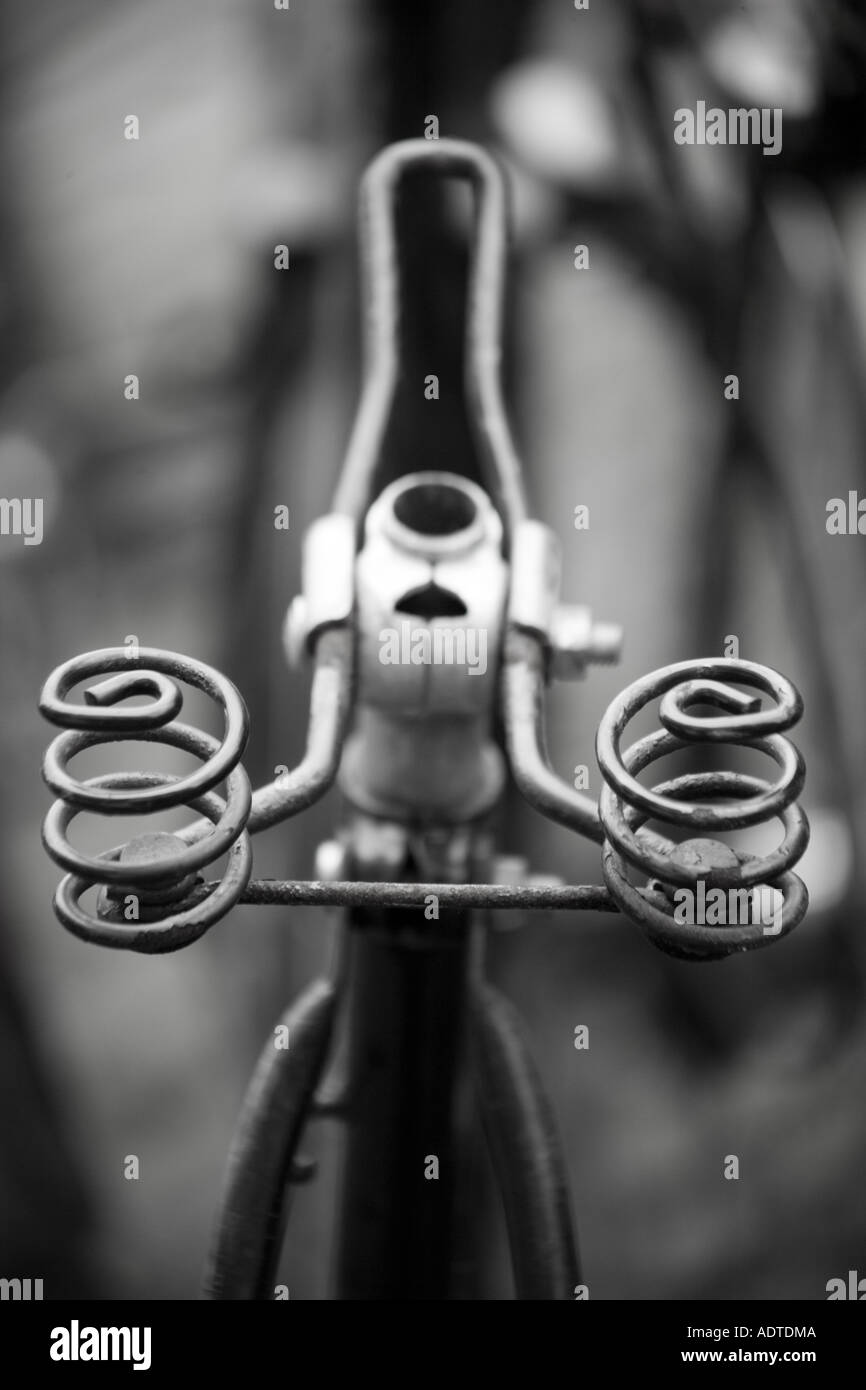 Bicycle Seat Springs Stock Photo Alamy