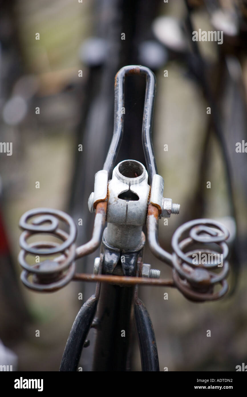 Bicycle Seat Springs Stock Photo Alamy