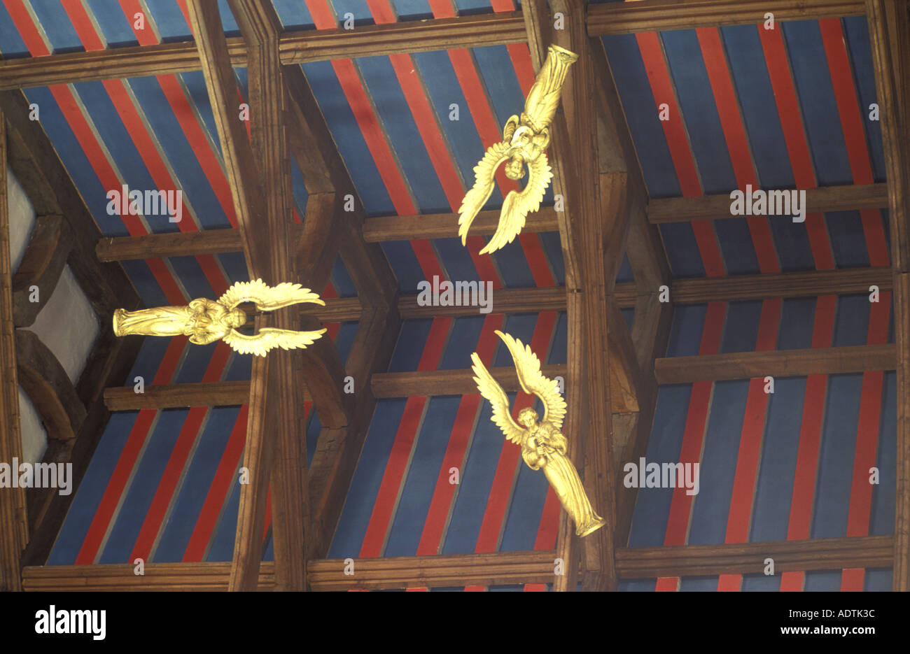 Angels Suspended From Ceiling Llandaf Llandaff Cathedral Cardiff