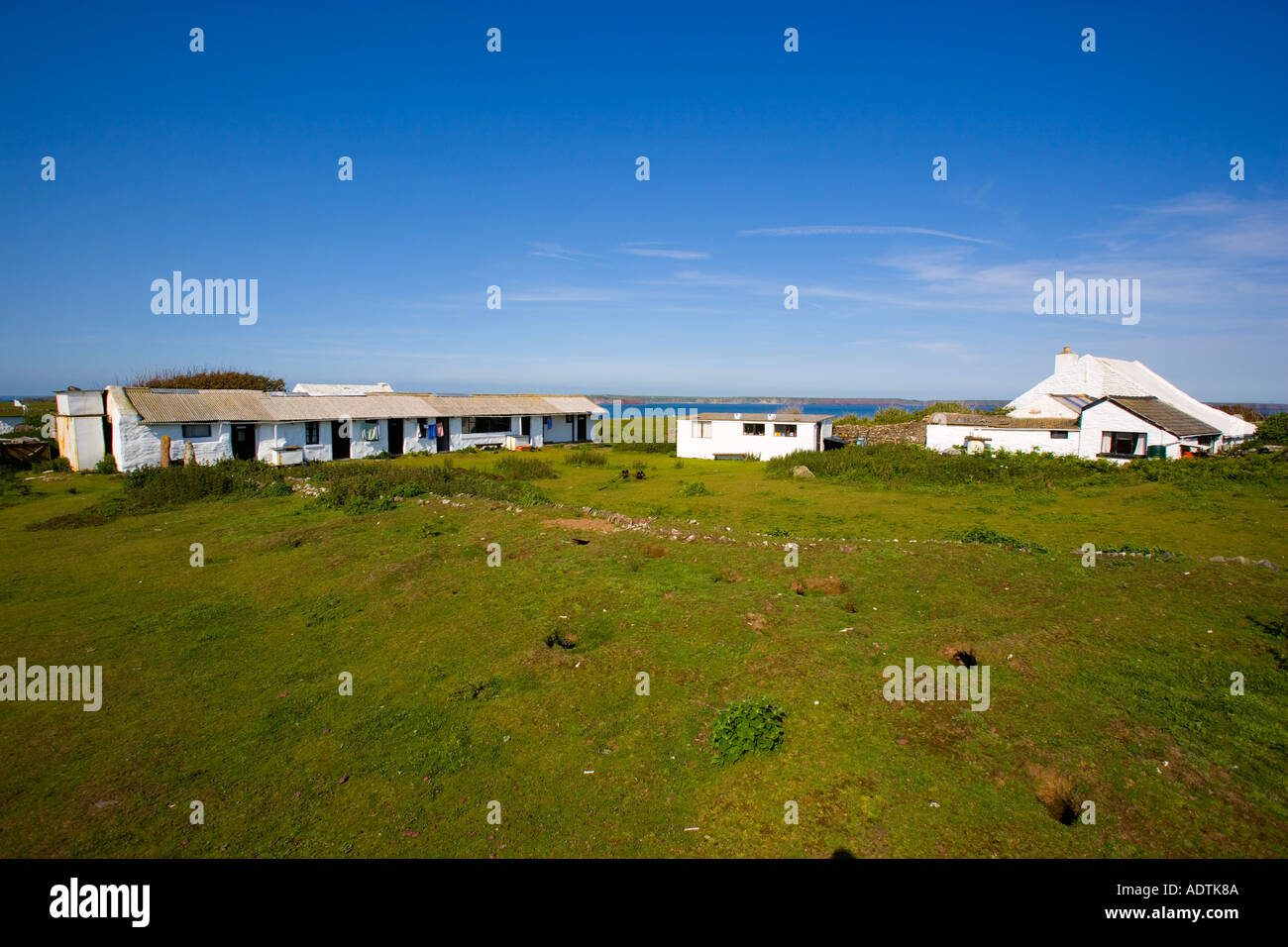 Skokholm accommodation Stock Photo
