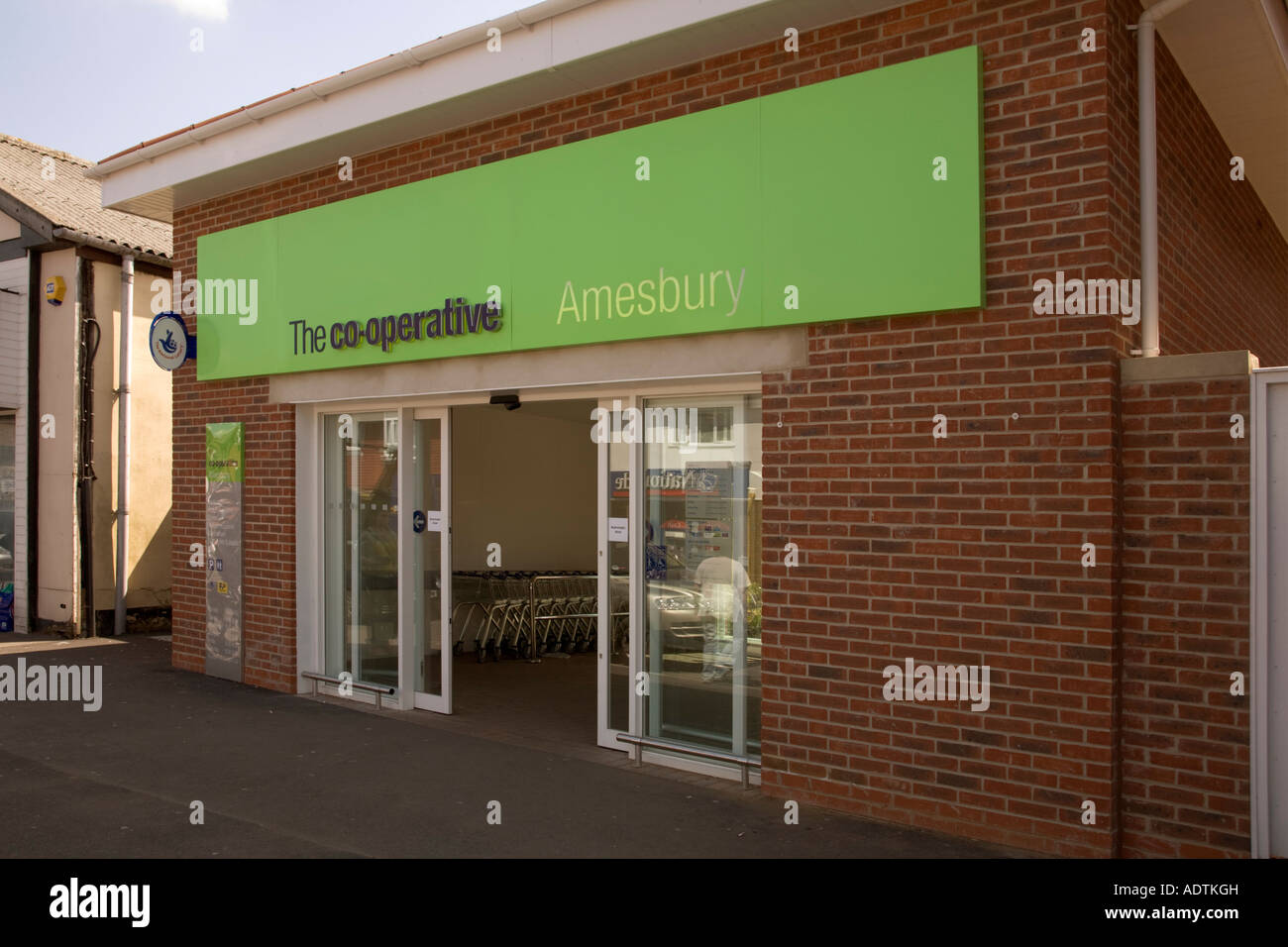 Amesbury Wiltshire Coop Co op Co operative store newly opened in 2007 Stock Photo Alamy