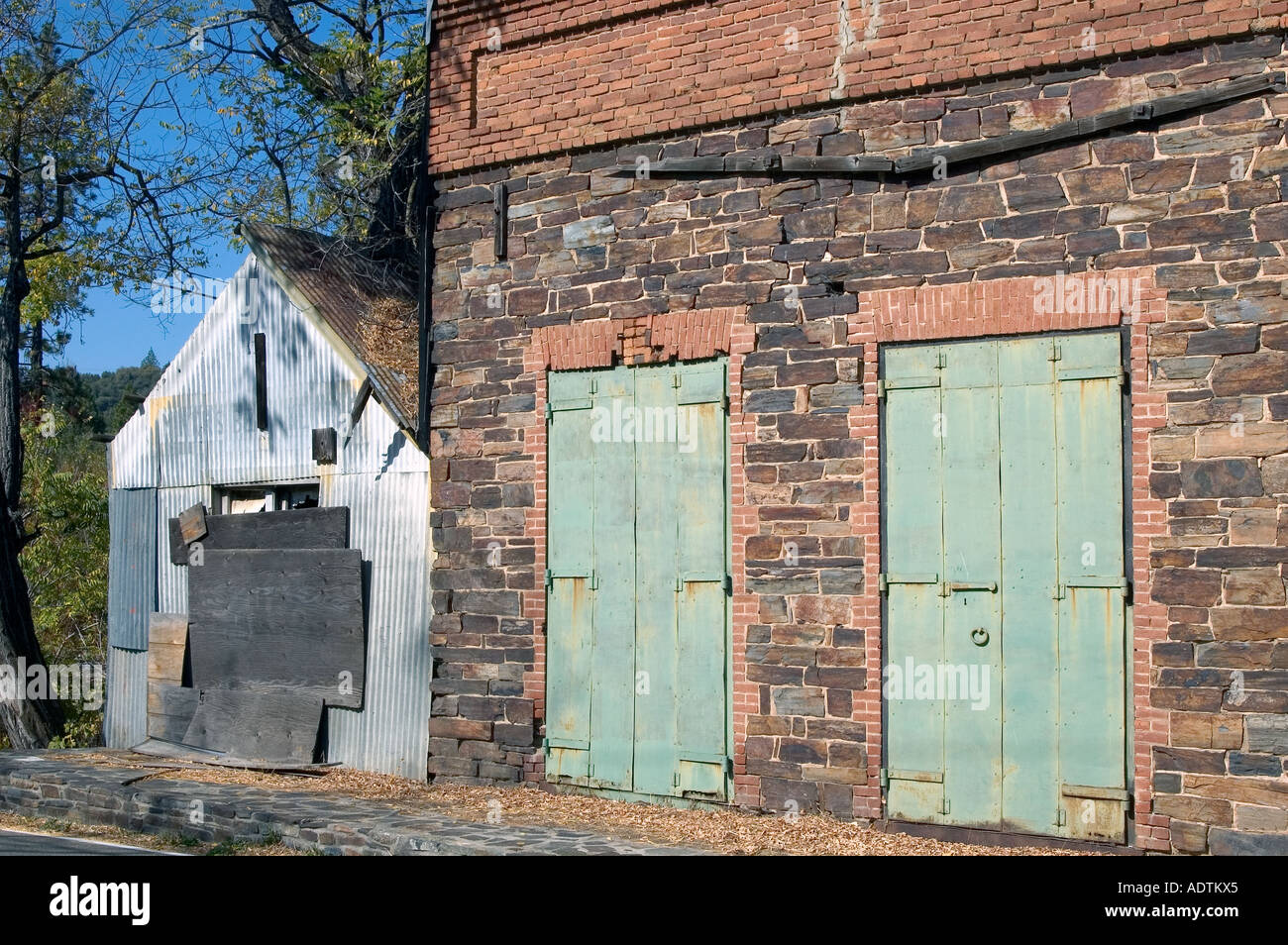 Old building, Jamestown CA Stock Photo Alamy