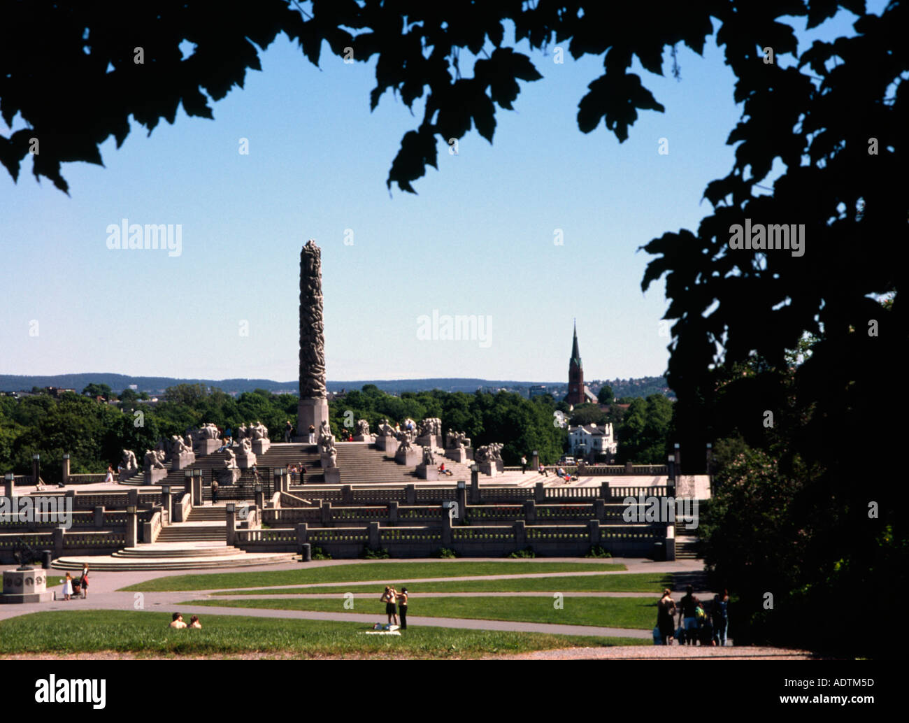 PICTURE CREDIT DOUG BLANE Gustav Vigeland Frogner Park sculptures Oslo Norway Stock Photo