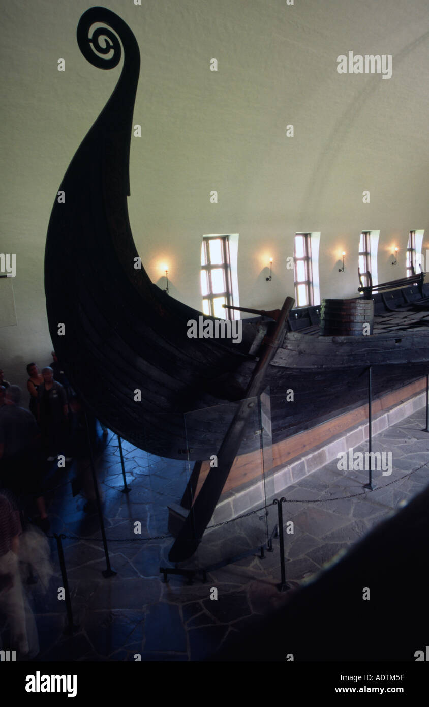 PICTURE CREDIT DOUG BLANE Viking museum skipet Oslo Norway Stock Photo