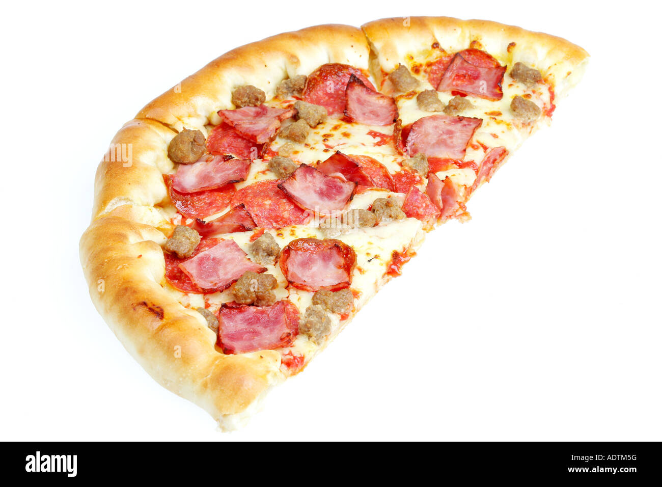 Meat Feast Pizza Stock Photo