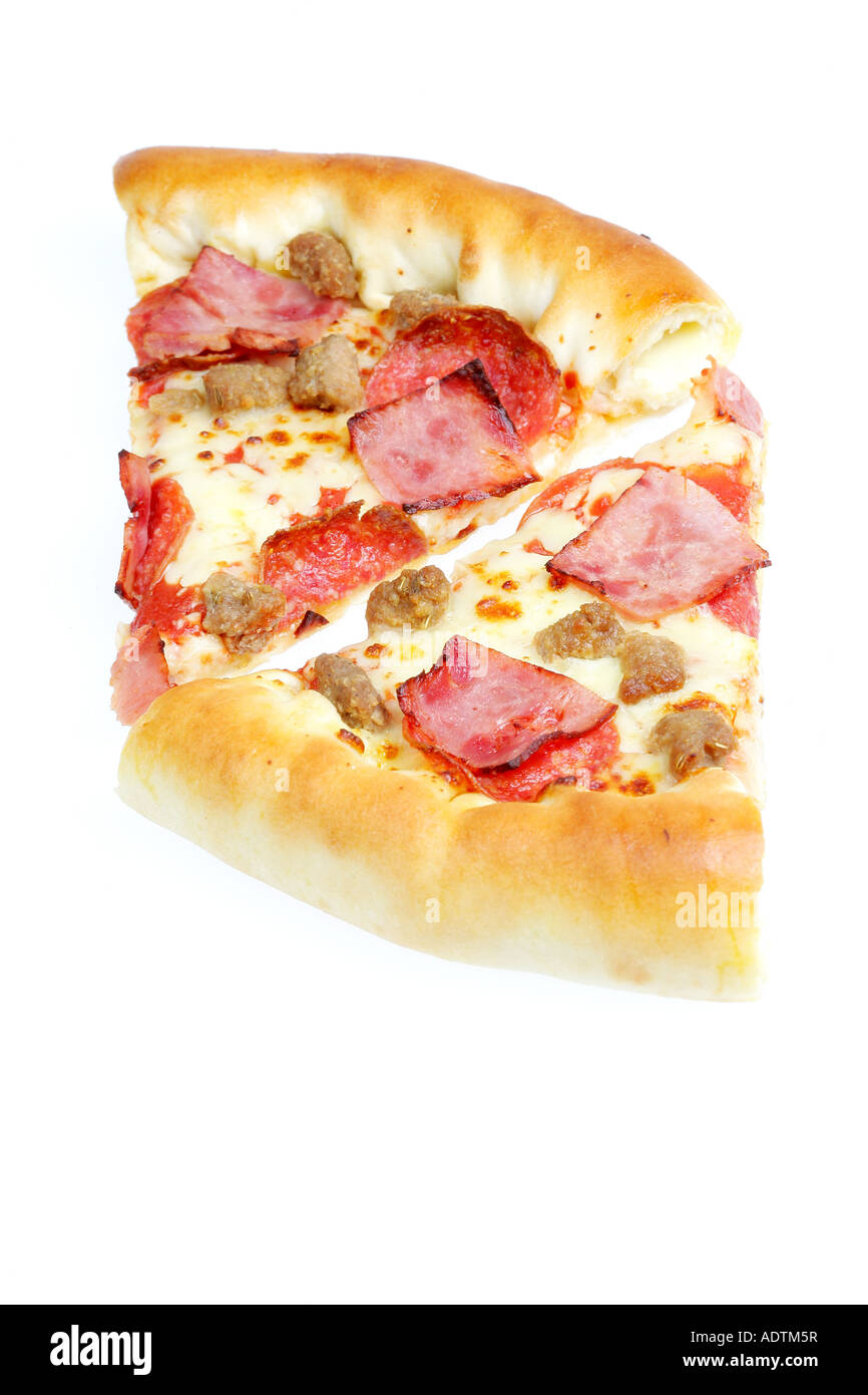 Meat Feast Pizza Stock Photo