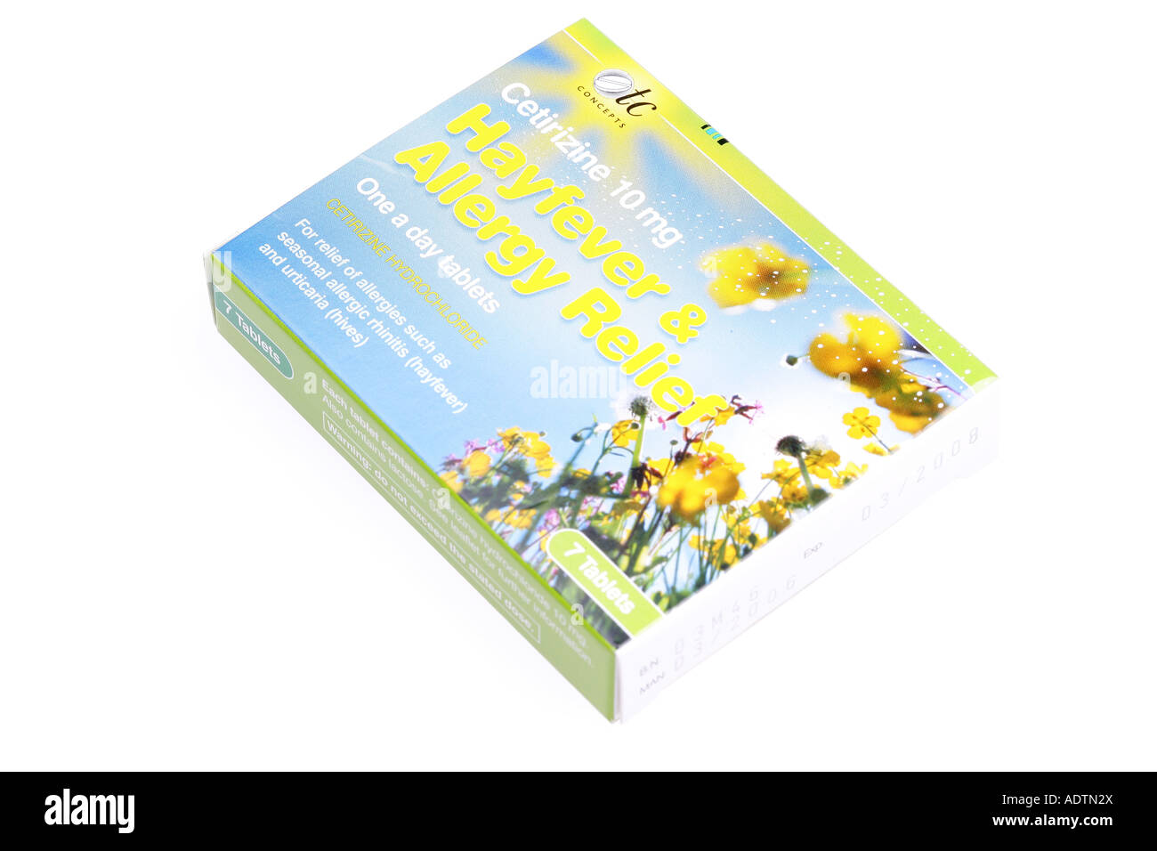 Hayfever and Allergy Tablets Stock Photo