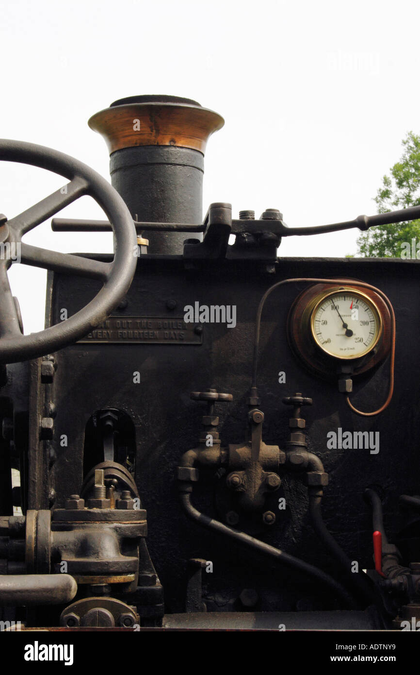 Traction Engine Controls Stock Photo