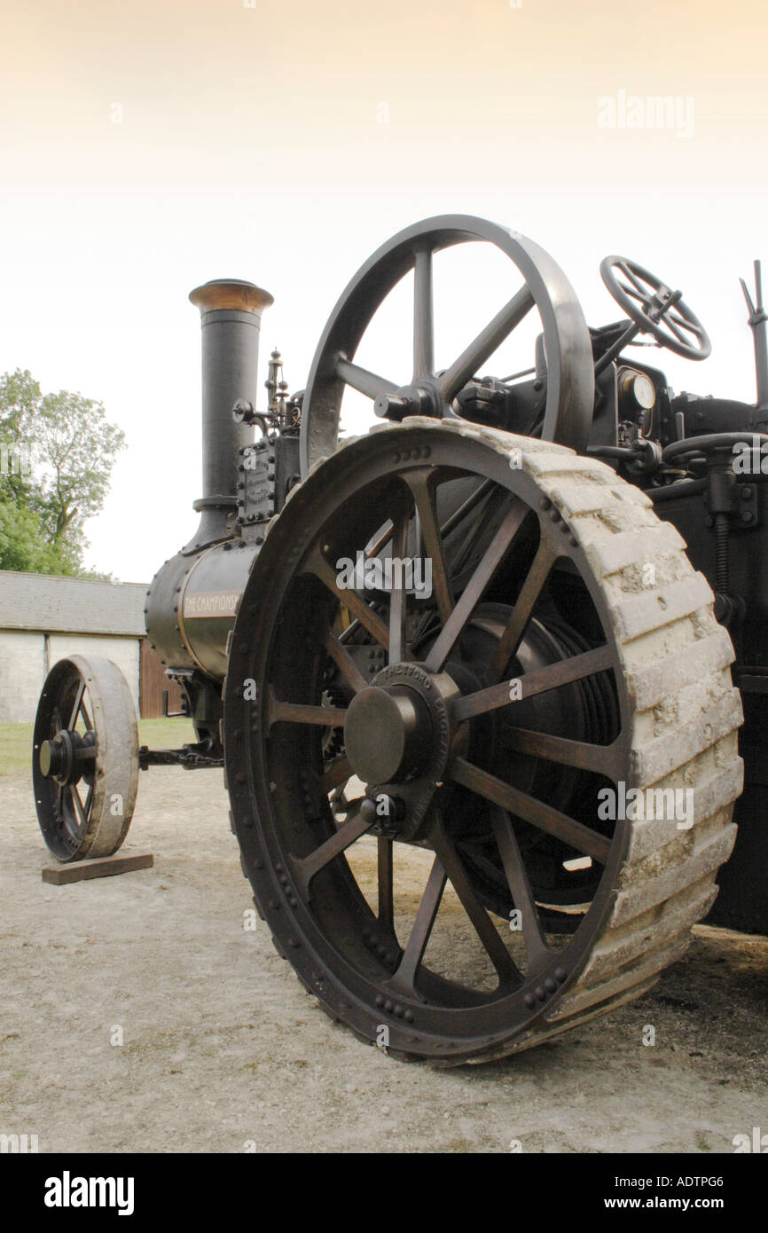 The Burrell Traction Engine Stock Photo