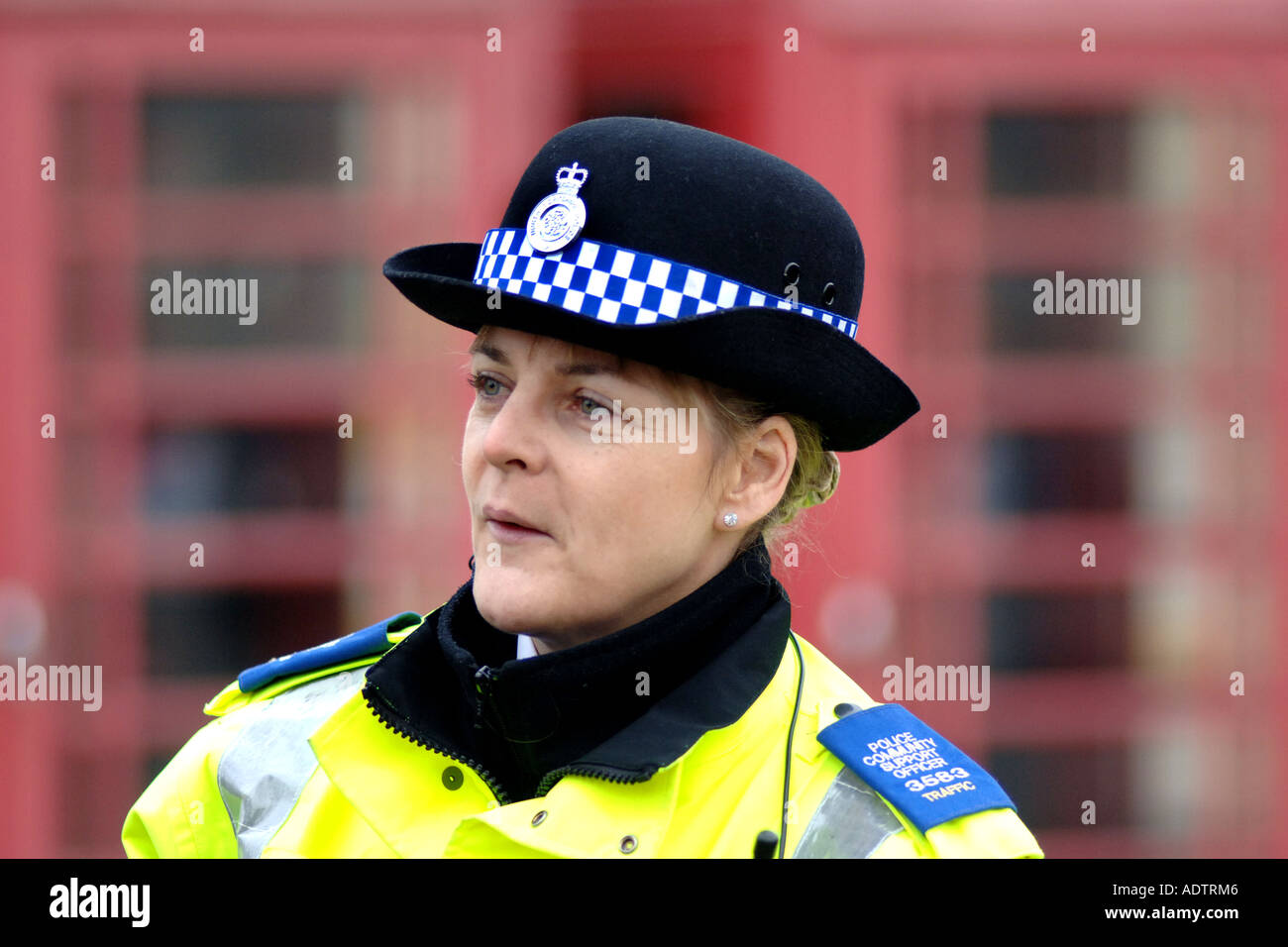 Female Community Safety Officer North Yorkshire UK Stock Photo - Alamy