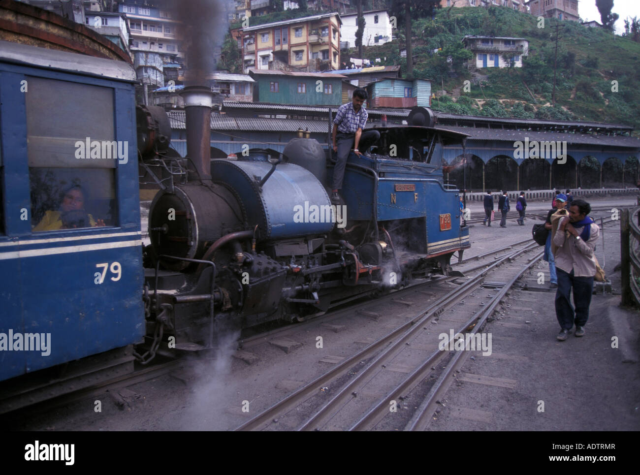 INDIA Darjeeling The Toy Train Stock Photo