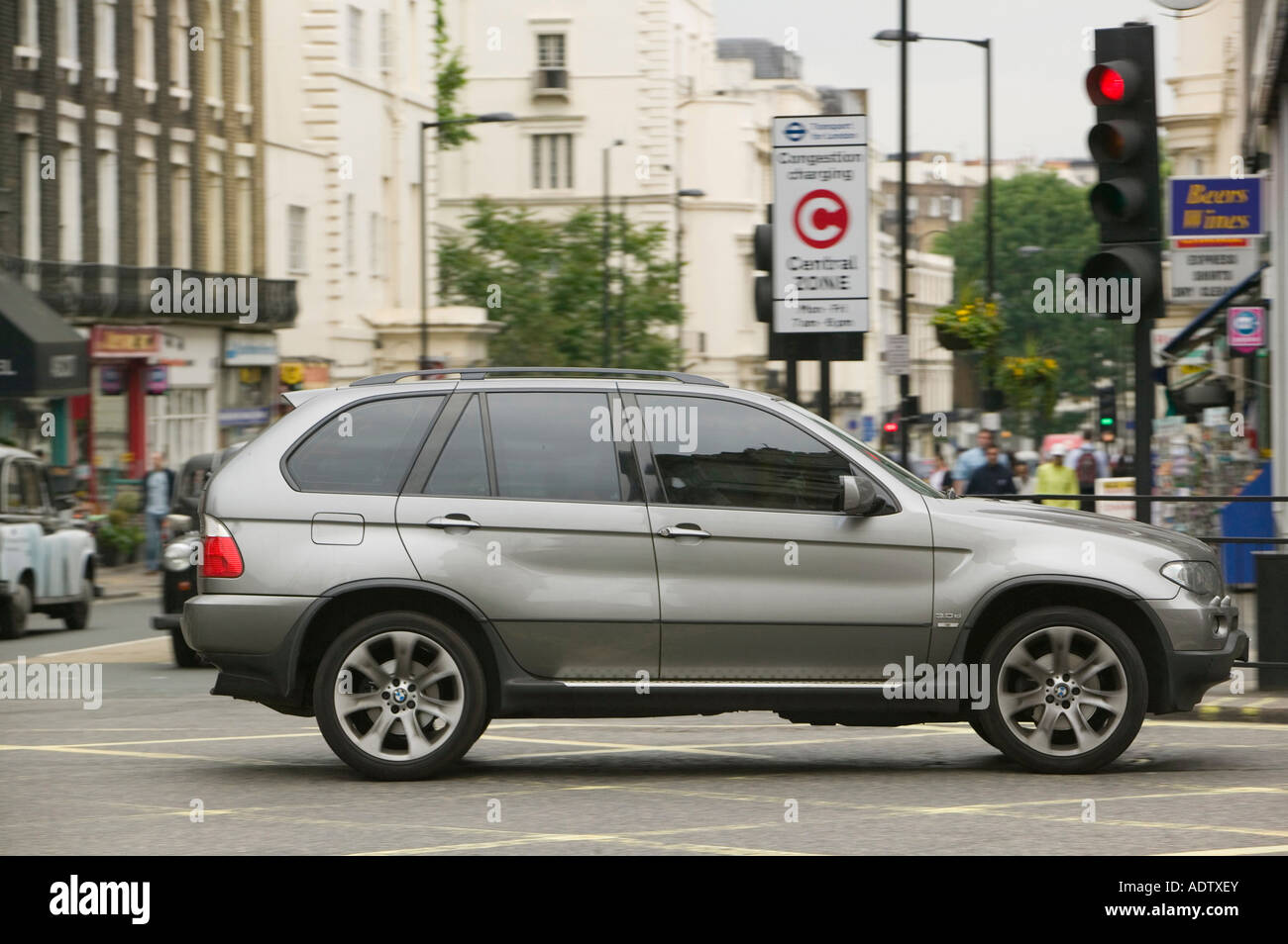 A four wheel drive vehicle in central London UK Stock Photo