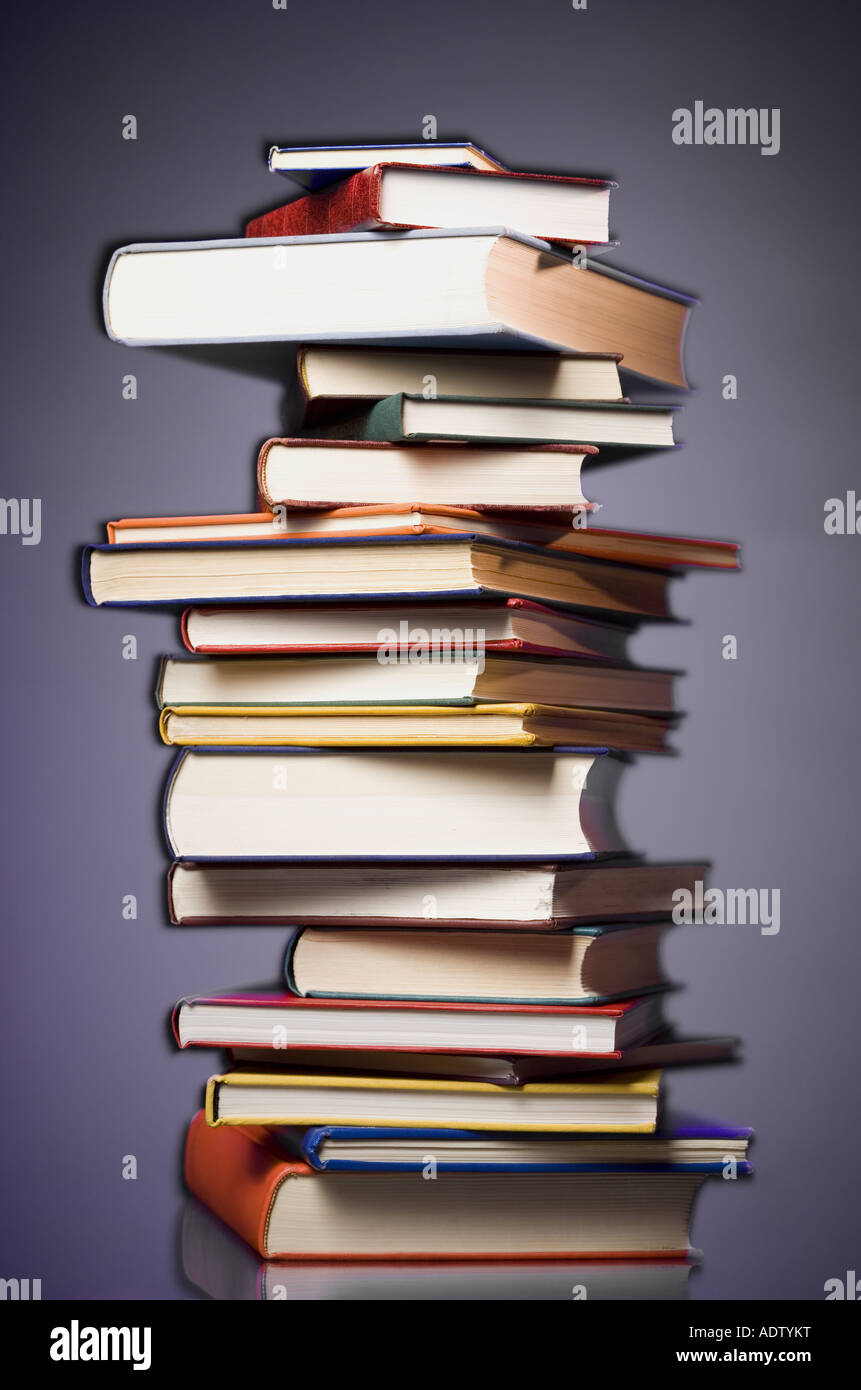 Tall pile books hires stock photography and images Alamy