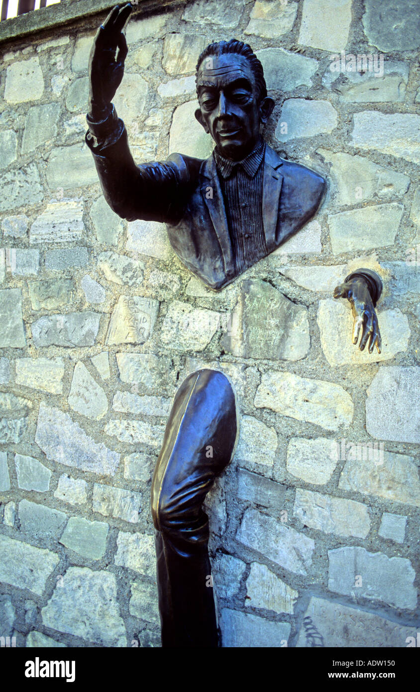 Passe muraille man from Marcel Ayme  Stock Photo