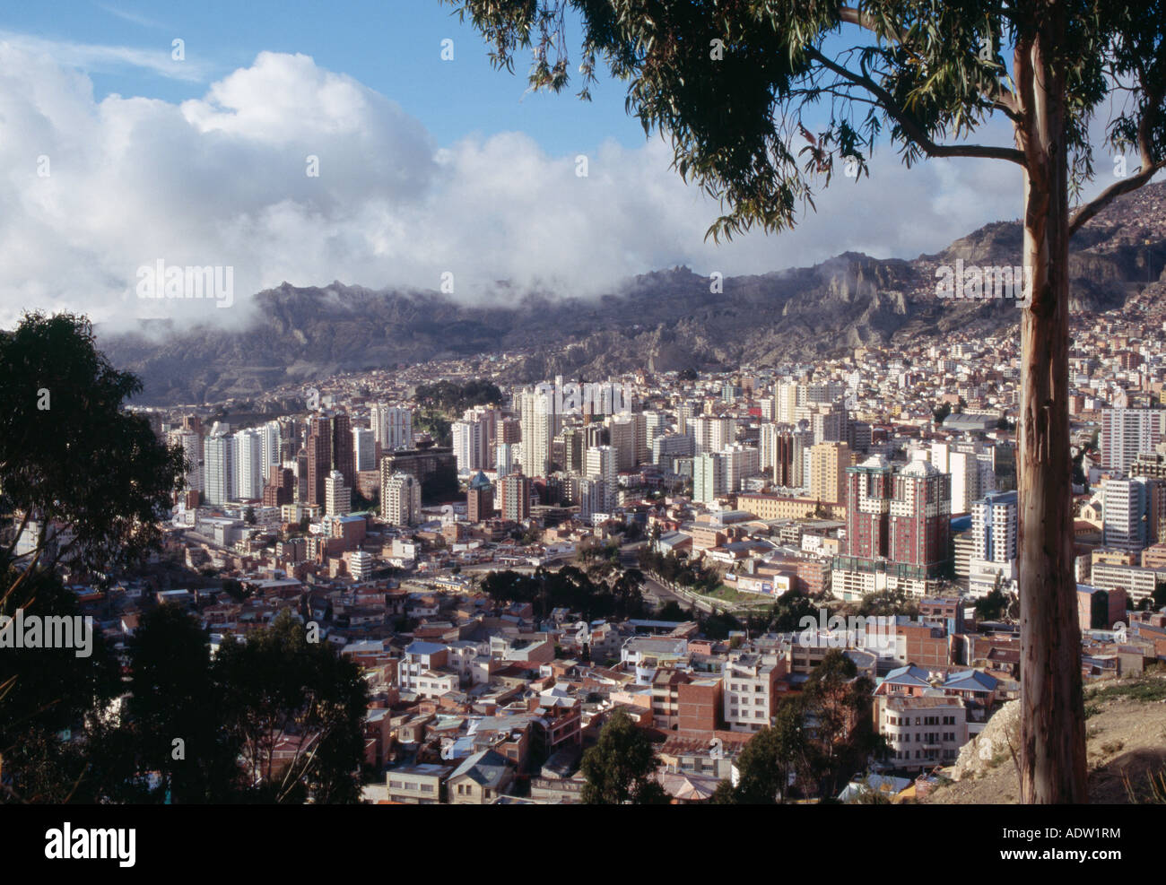 City skyline - La Paz, BOLIVIA Stock Photo - Alamy