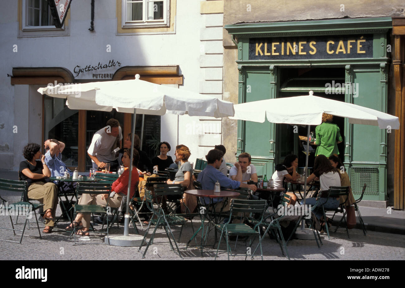 cafe Kleines Cafe in Vienna Stock Photo