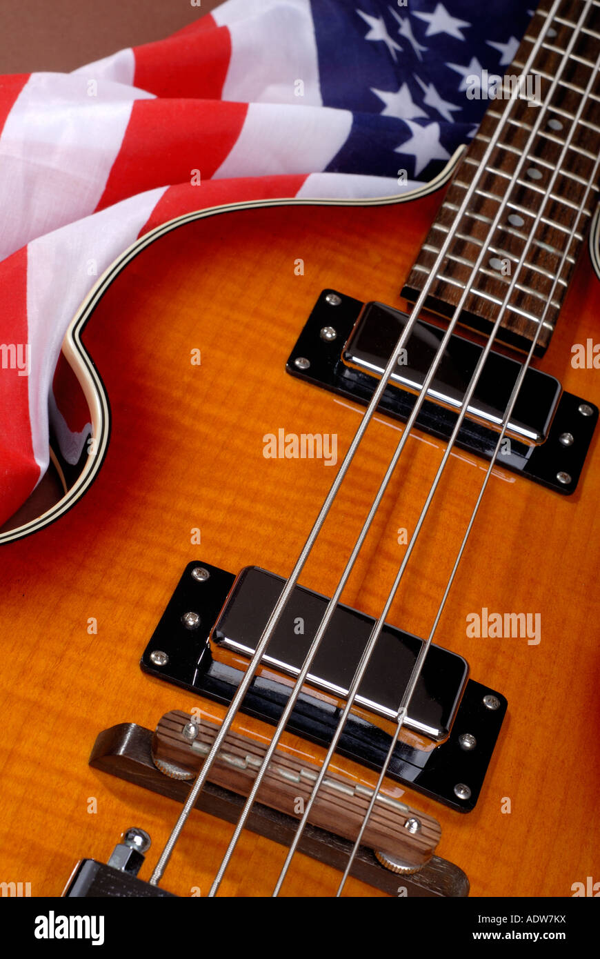 Four String Electric Bass Guitar Stock Photo Alamy