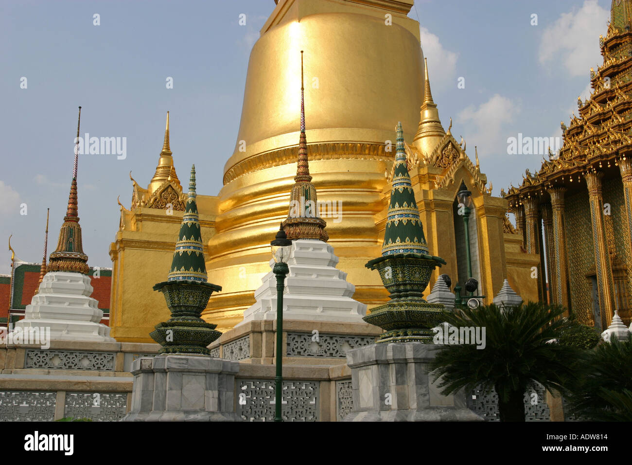 The magnificent golden Grand Palace Bangkok Thailand Asia Stock Photo