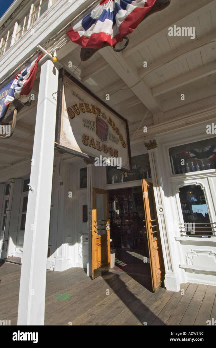 Nevada Virginia City Bucket of Blood Saloon Stock Photo Alamy