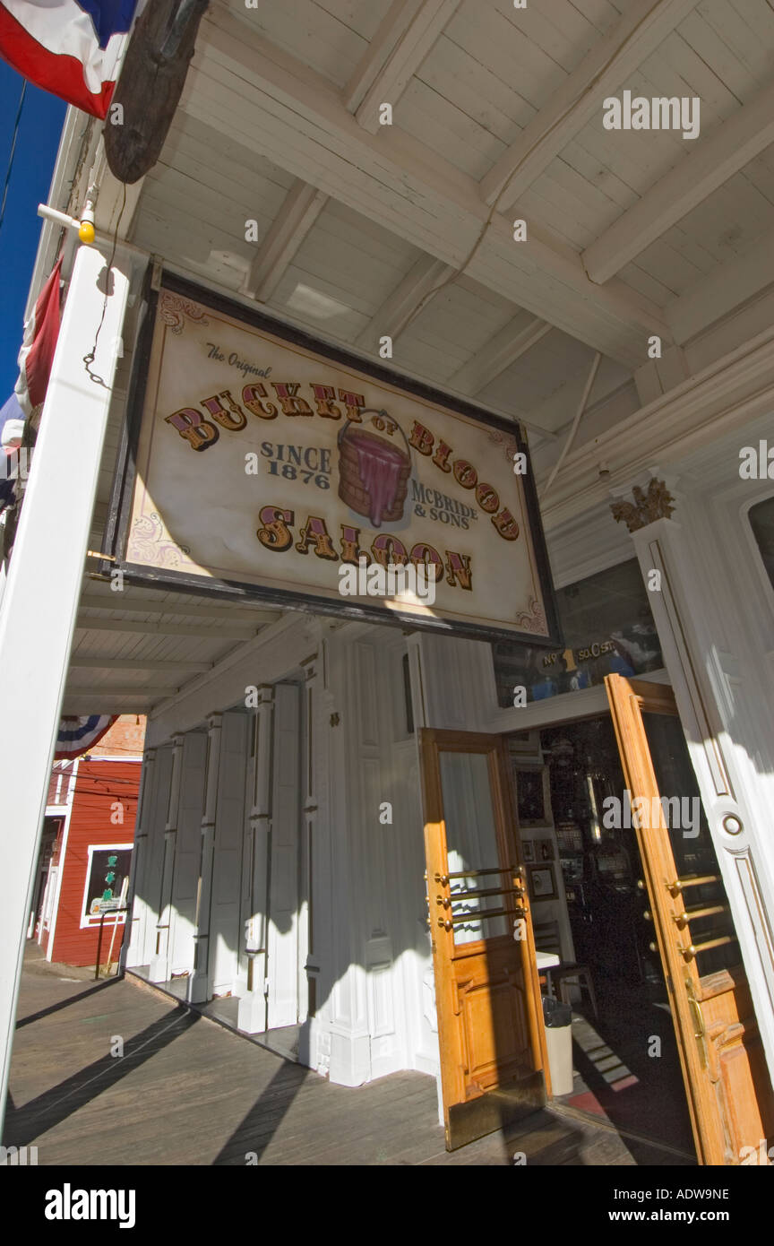 Nevada Virginia City Bucket of Blood Saloon Stock Photo Alamy