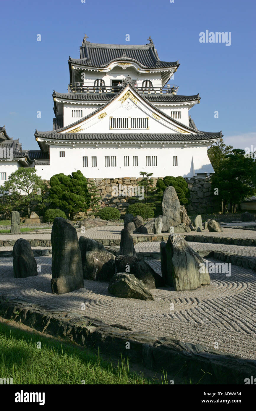 kishiwada castle and gardens kishiwada city Osaka Kansai region Japan Asia Stock Photo