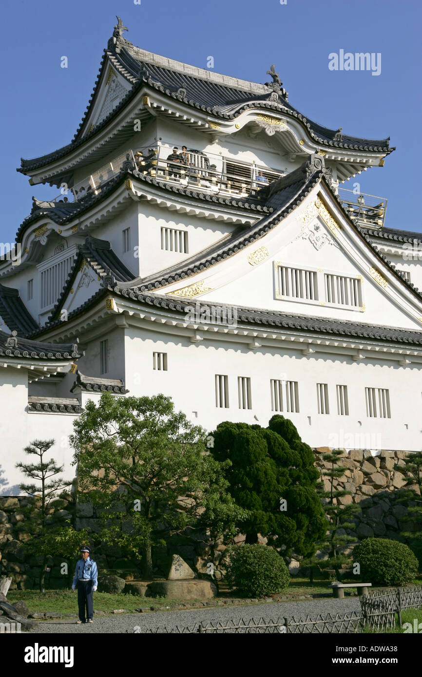 The main building of Kishiwada Jo castle in south Osaka Kansai Japan Asia Stock Photo