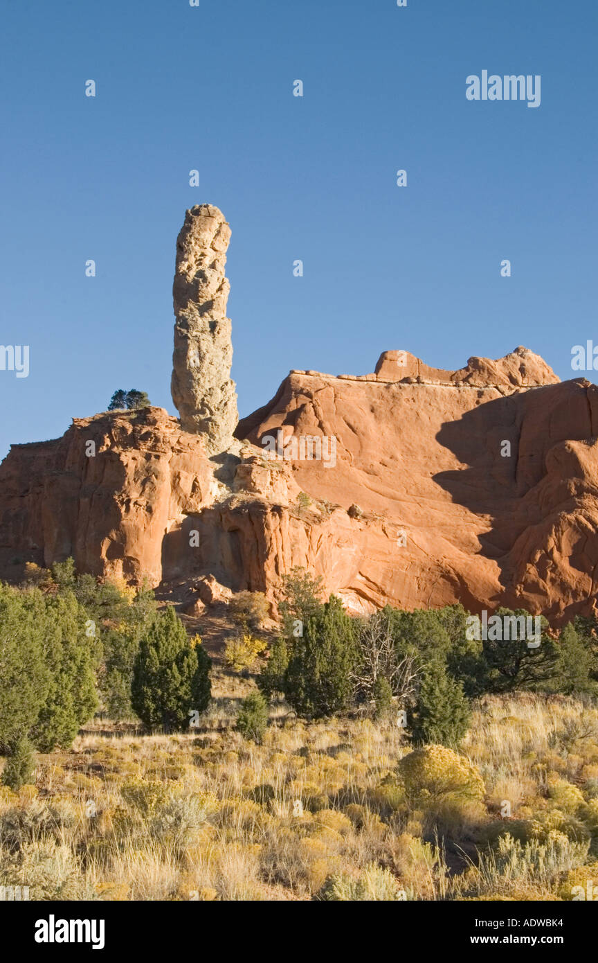 Utah Cannonville Kodachrome Basin State Park sandstone chimney Stock Photo