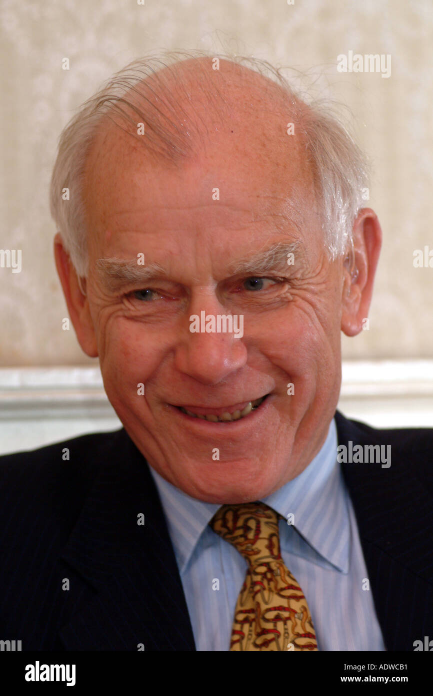 General Sir Peter de la Billiere the Commander of the British forces in the 1991 Gulf War at Cheltenham Literature Festival  Stock Photo