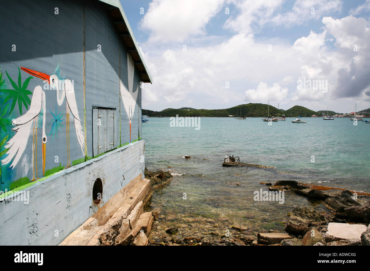 Charlotte Amelia bay, St Thomas Stock Photo Alamy