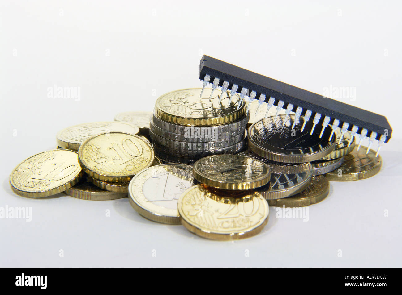 trend of prices in electronics Stock Photo Alamy