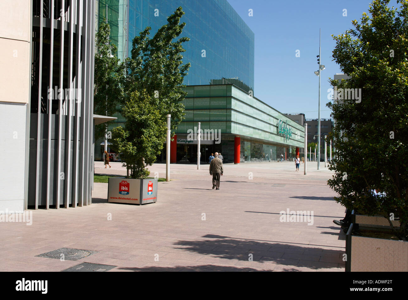 El Corte Inglés department store Barcelona. Spain Stock Photo