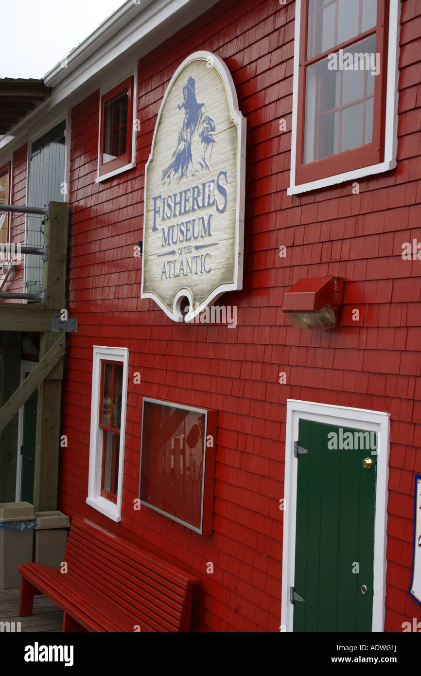 Fisheries Museum in the city of Lunenburg, Nova Scotia, Canada, North America. Photo by Willy Matheisl Stock Photo