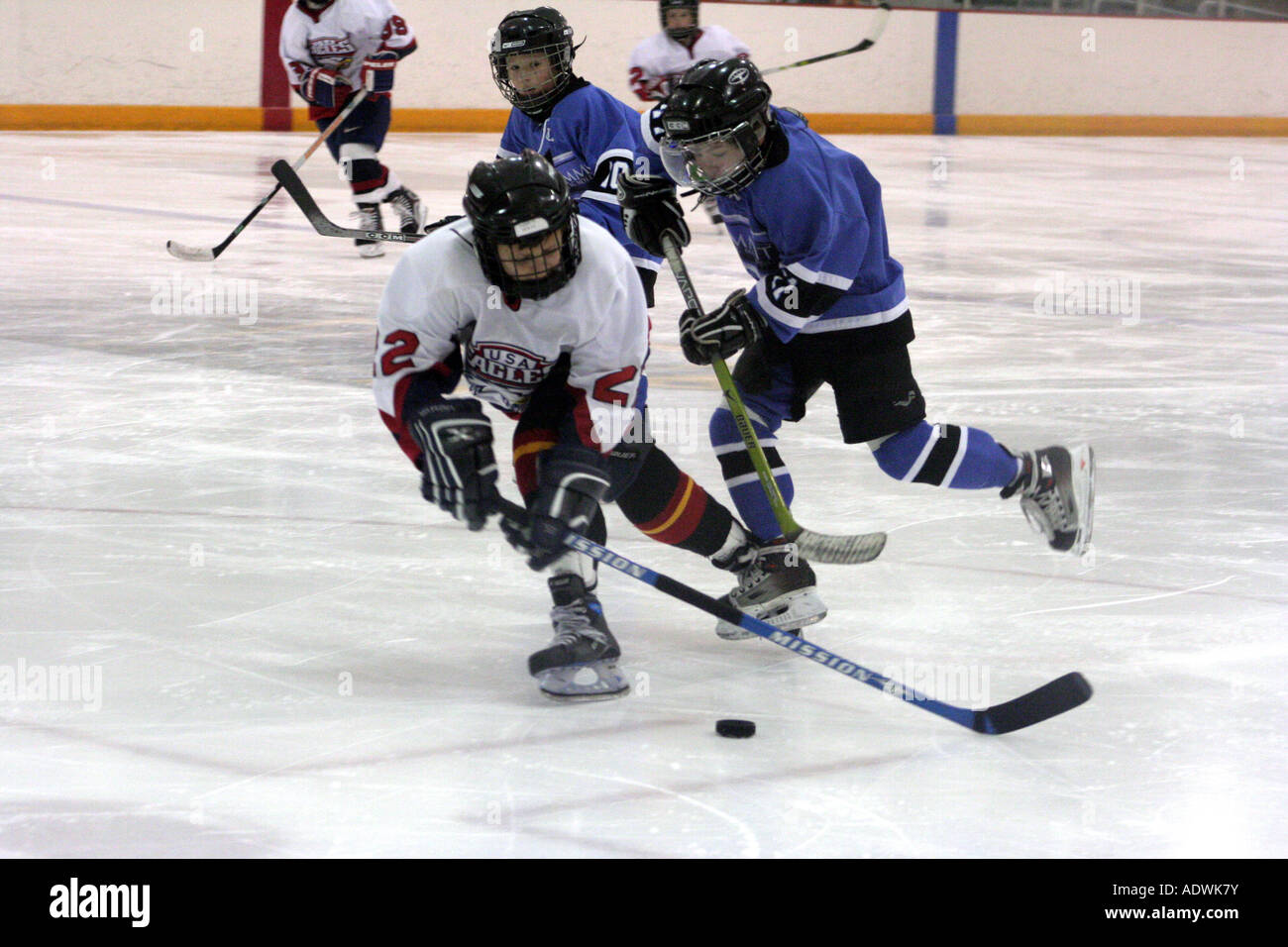 Youth ice hockey Stock Photo Alamy