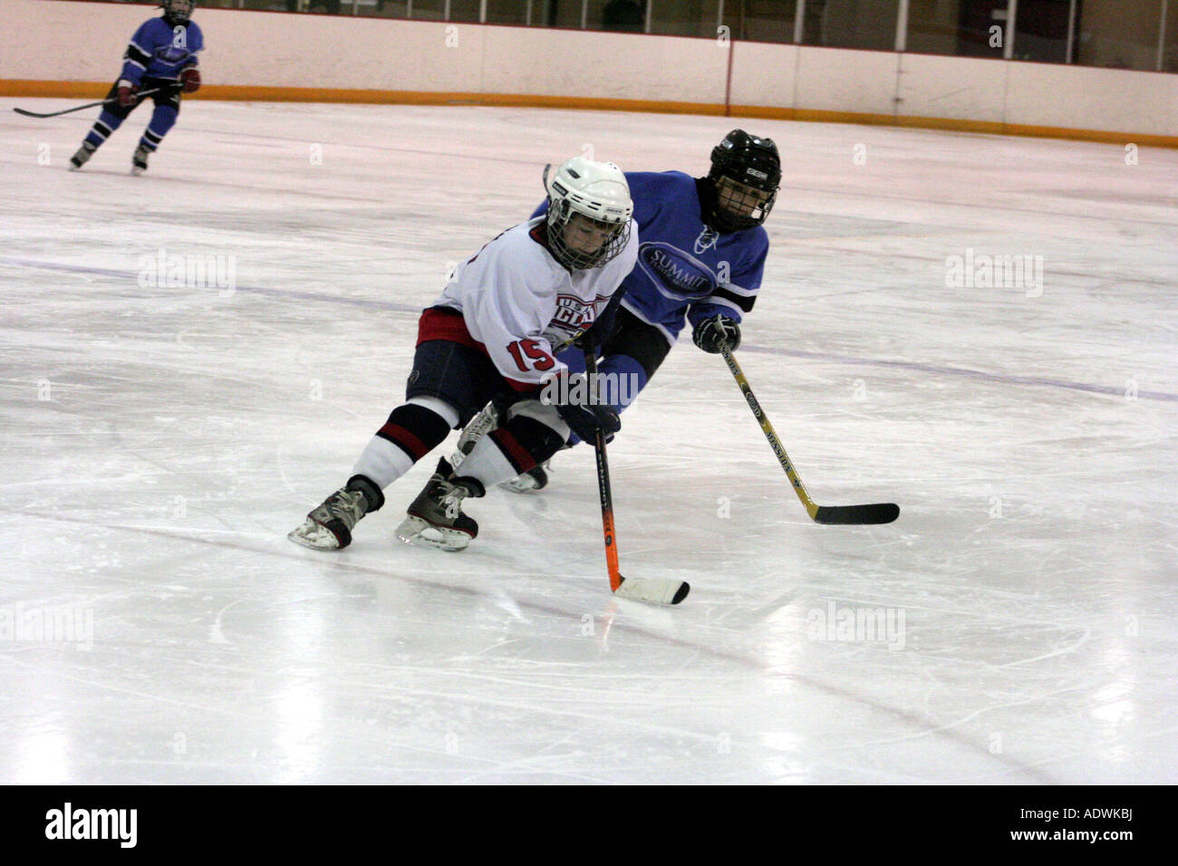 Youth ice hockey Stock Photo Alamy